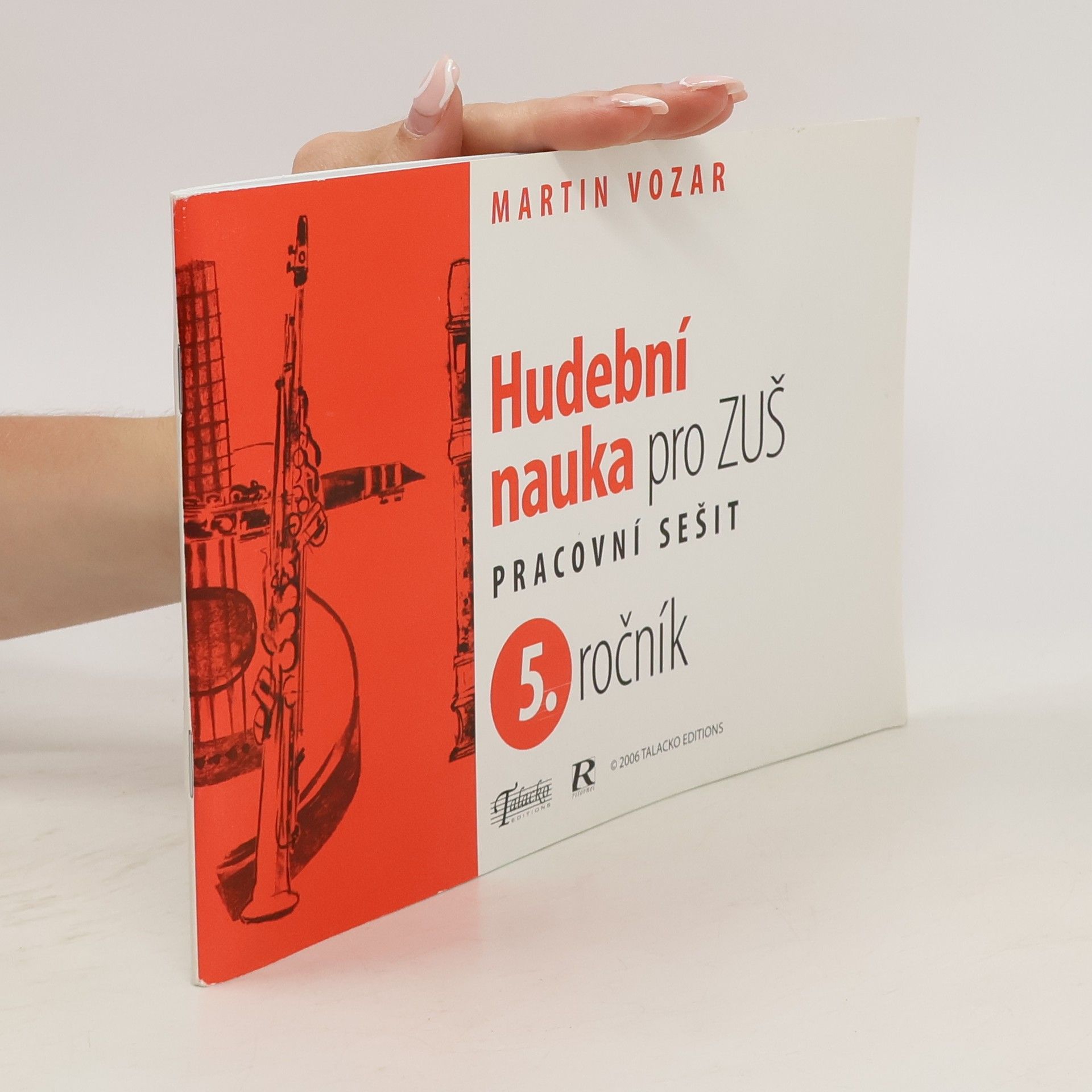 Martin Vozar Hudební nauka pro ZUŠ. Pracovní sešit 5. ročník