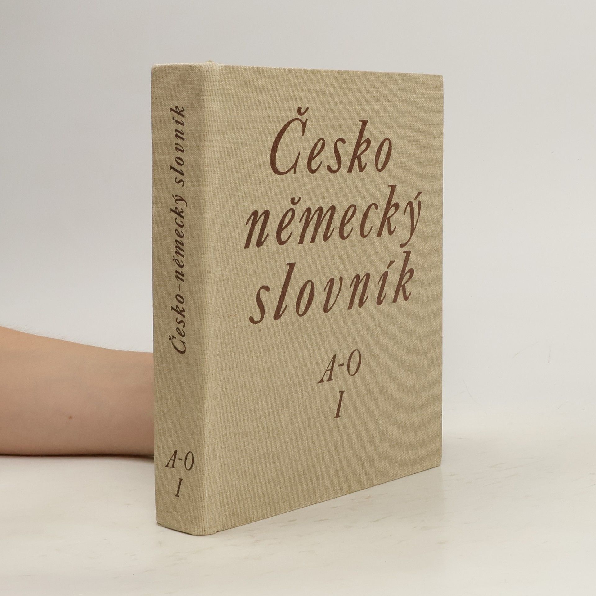 Hugo Siebenschein Česko-německý slovník A-O I.díl