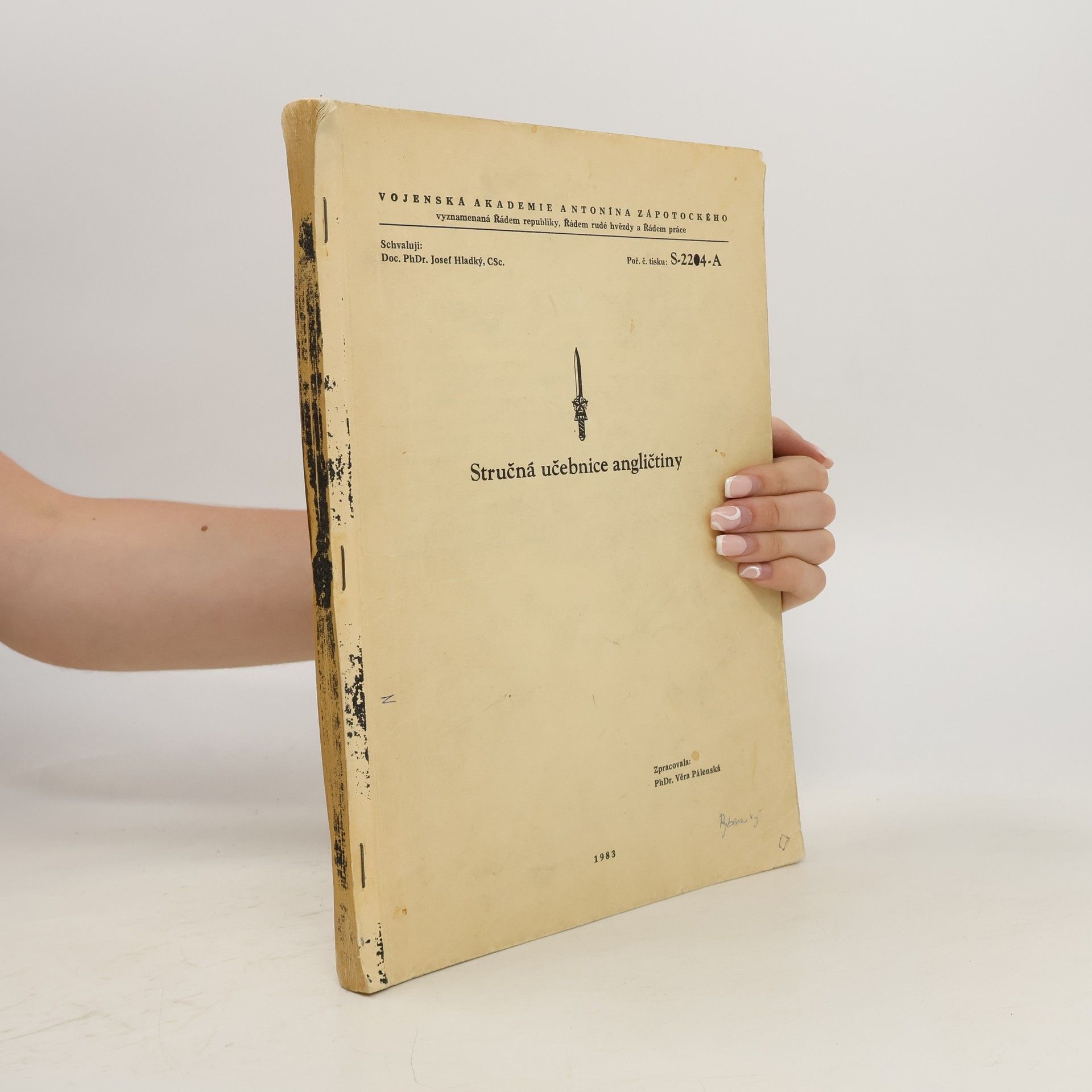 Věra Pálenská Stručná učebnice angličtiny