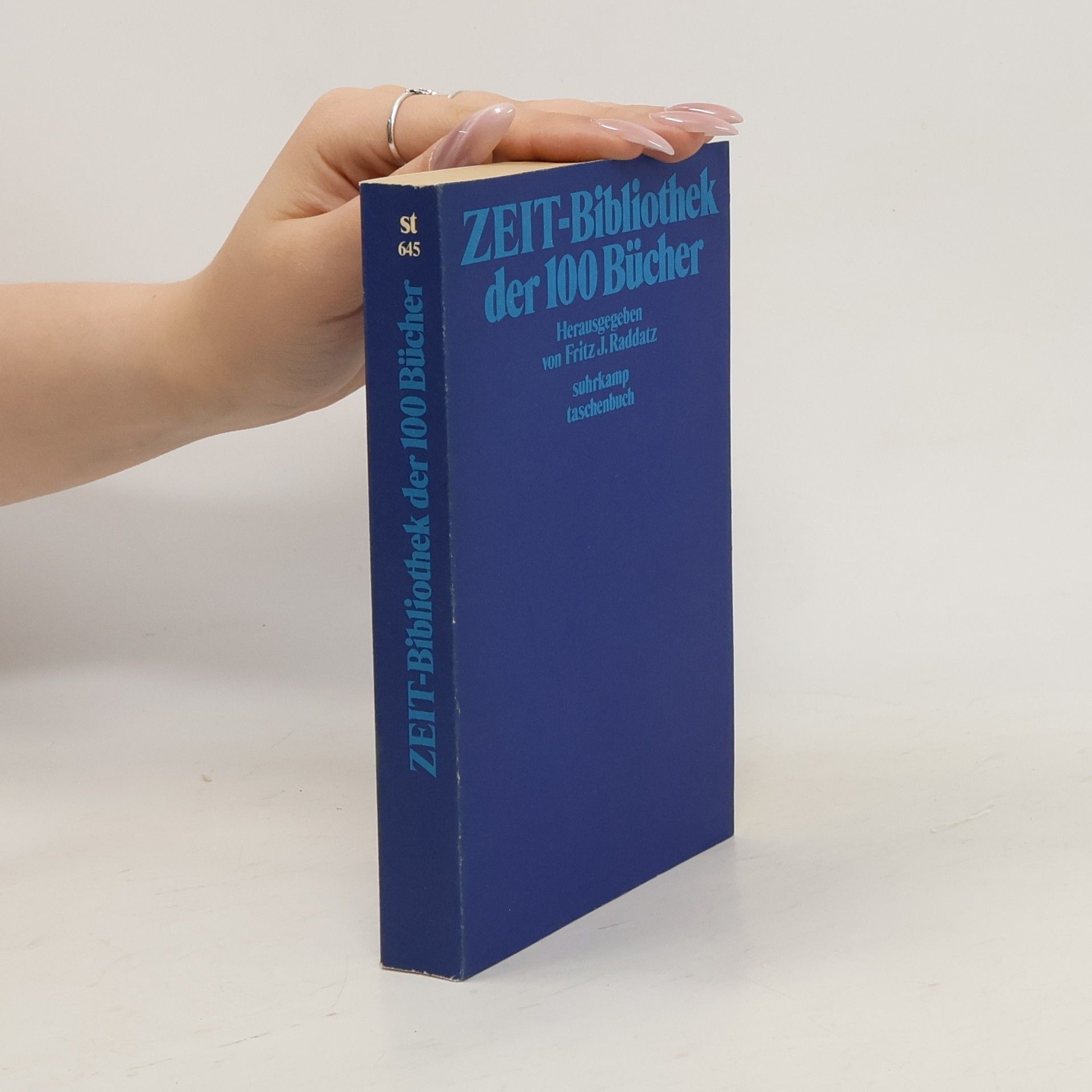 Fritz J. Raddatz Zeit-Bibliothek der 100 Bücher