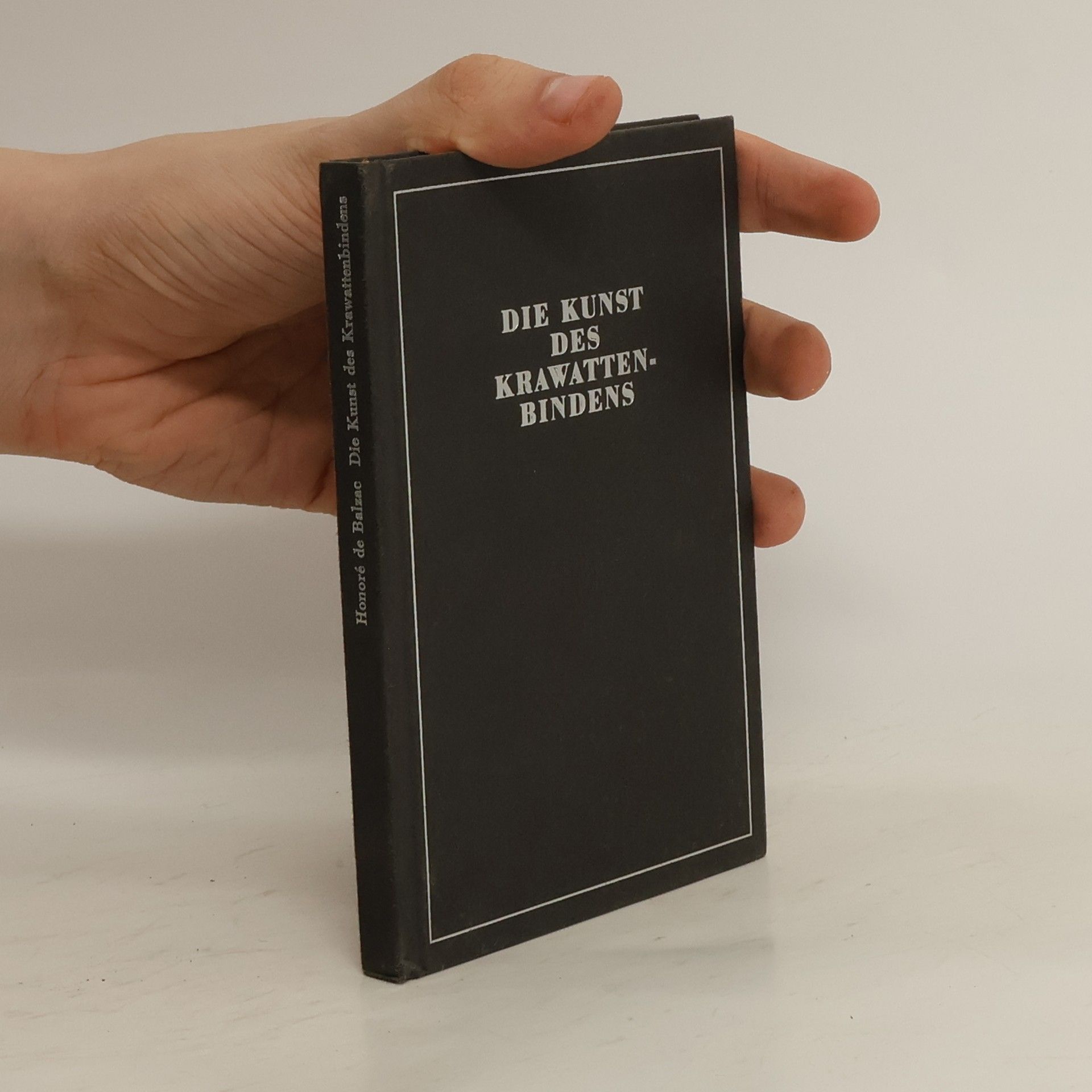 Honoré de Balzac Die Kunst des Krawatten-Bindens