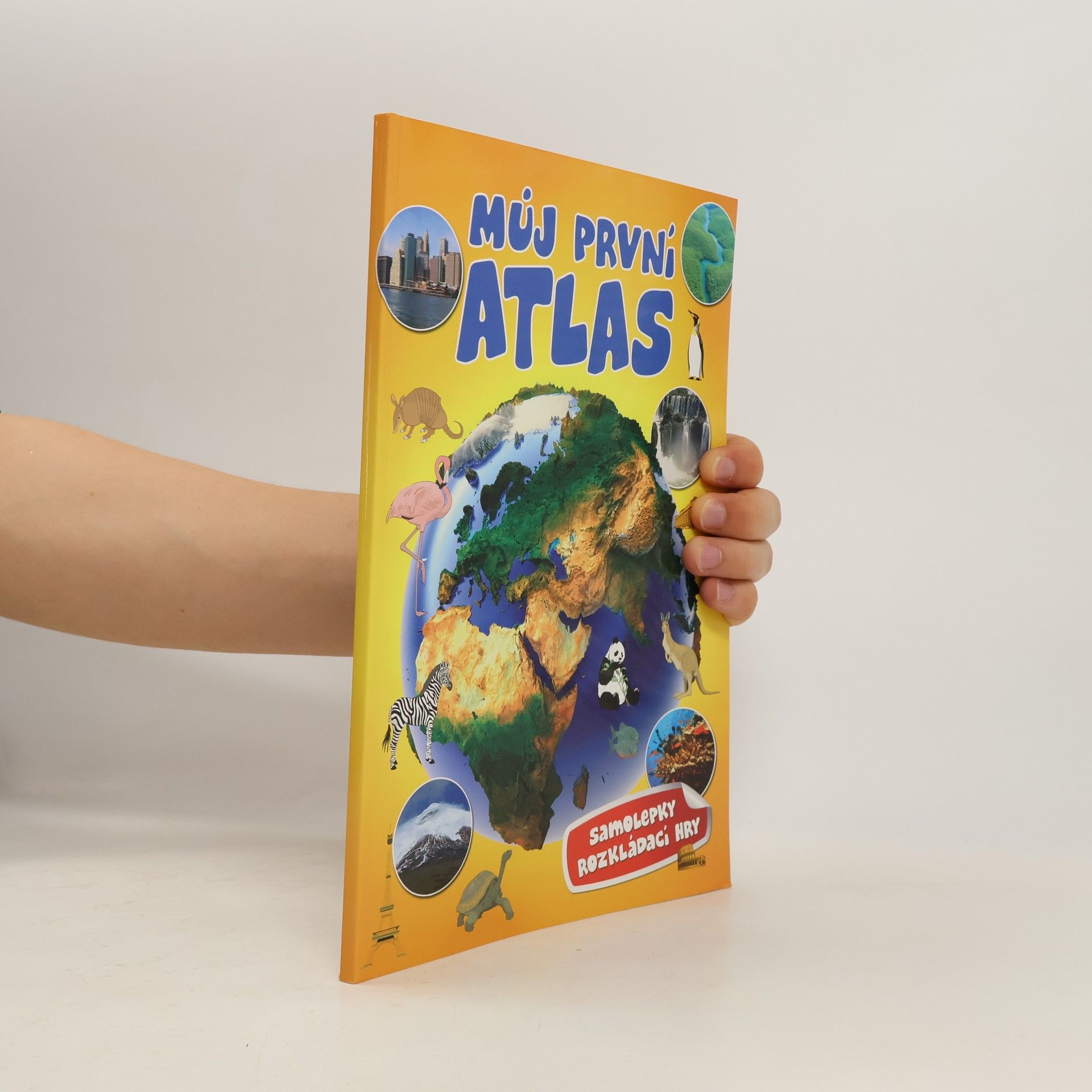 Jaroslav Synek Můj první atlas: Samolepky, rozkládací hry