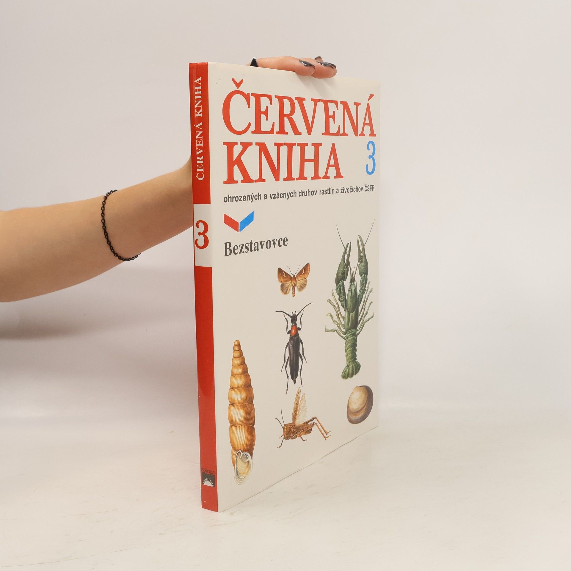 Ludvík Škapec Červená kniha ohrozených a vzácnych druhov rastlín a živočíchov ČSFR 3 - Bezstavovce
