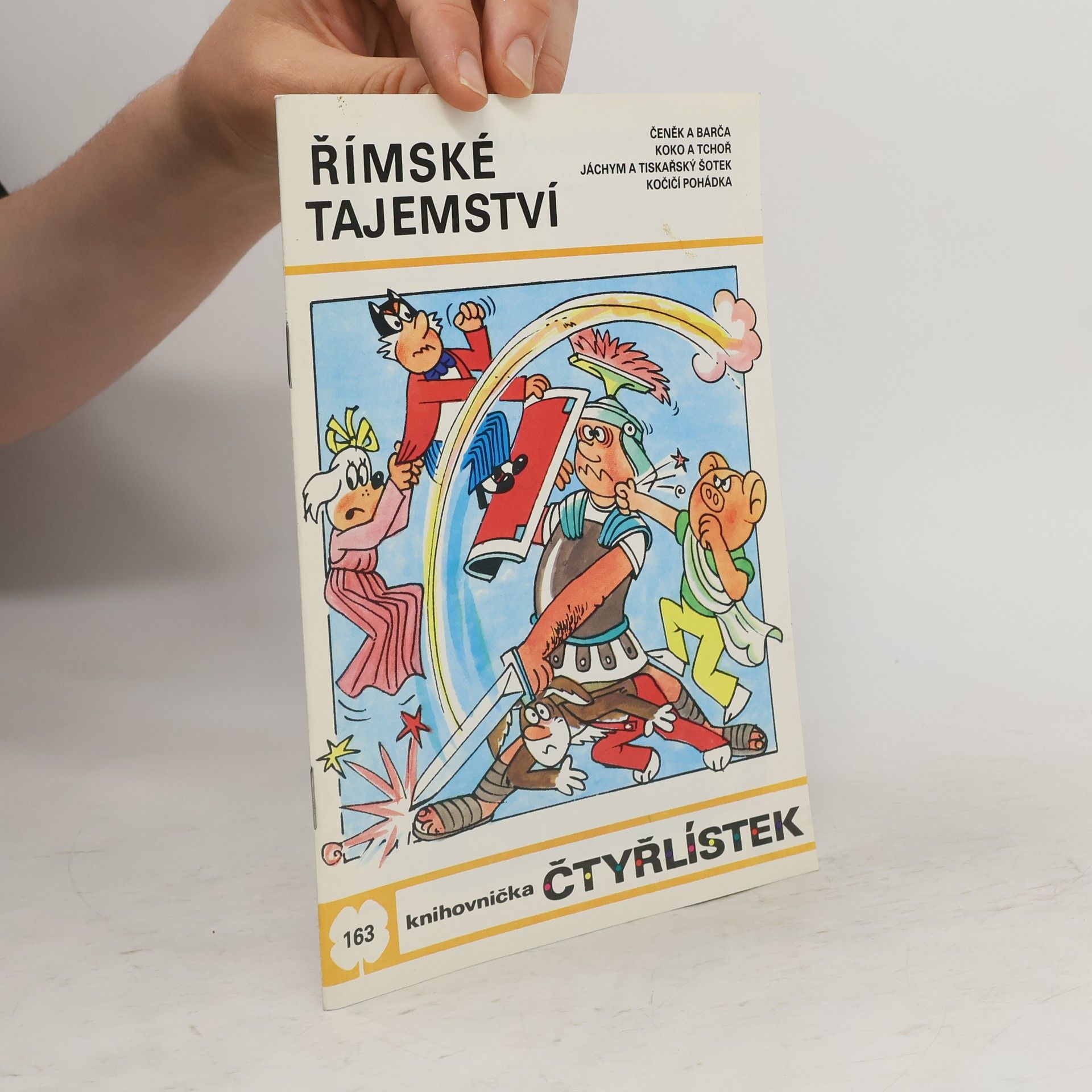 Jaroslav Němeček Čtyřlístek 163. Římské tajemství