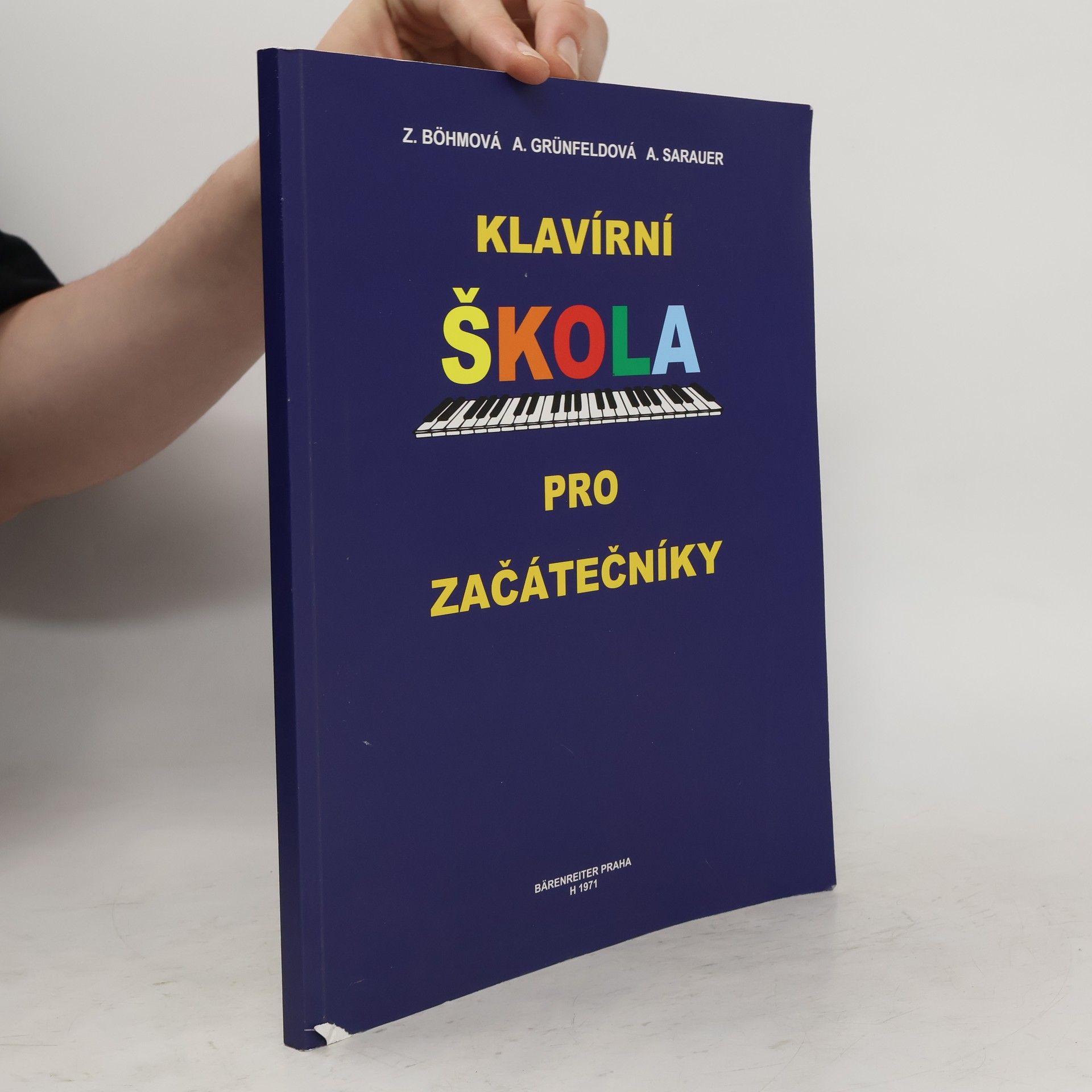 Alois Sarauer Klavírní škola pro začátečníky