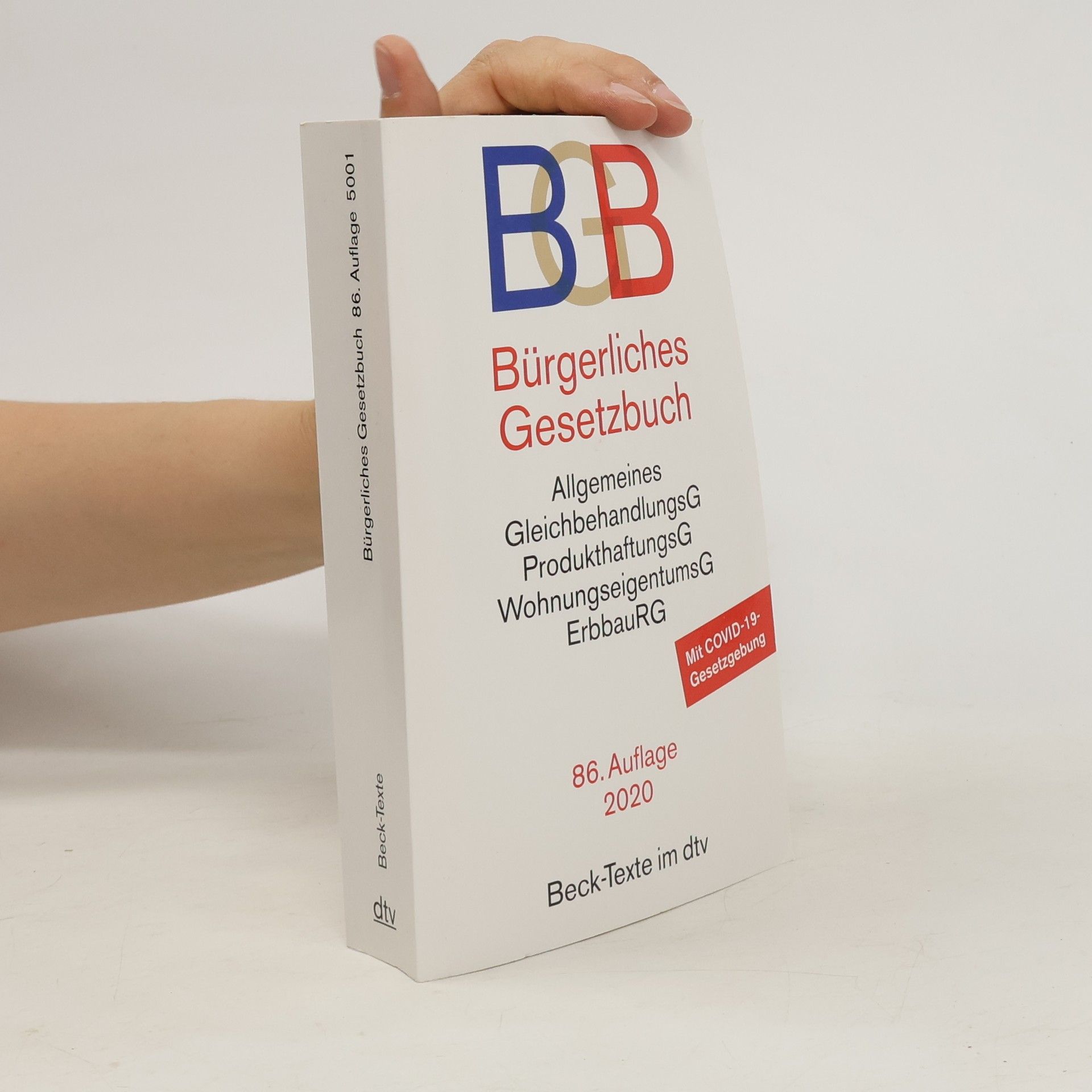 Helmut Köhler Bürgerliches Gesetzbuch. 86. Auflage
