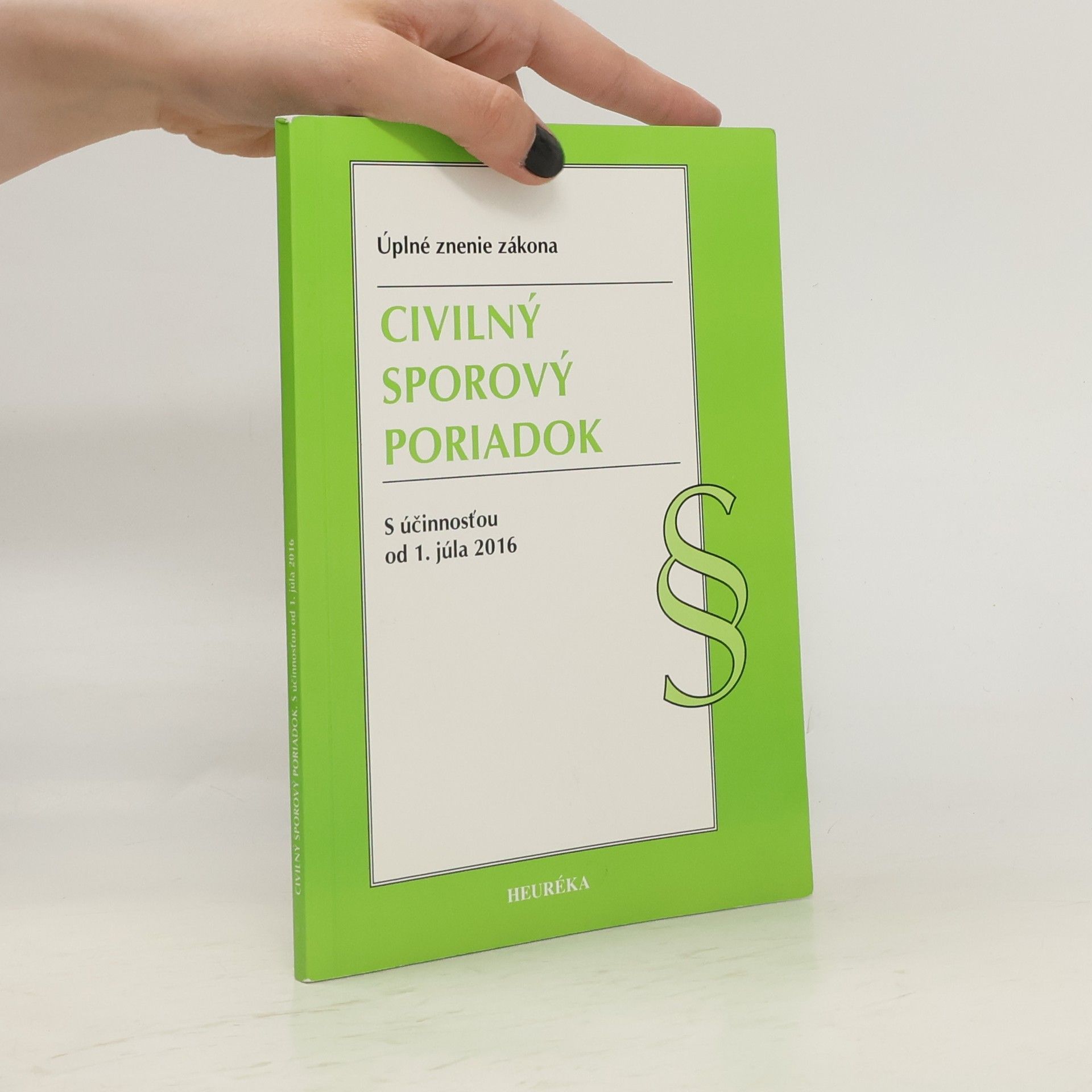 Anna Schneiderová Civilný sporový poriadok, Úzz, 2015