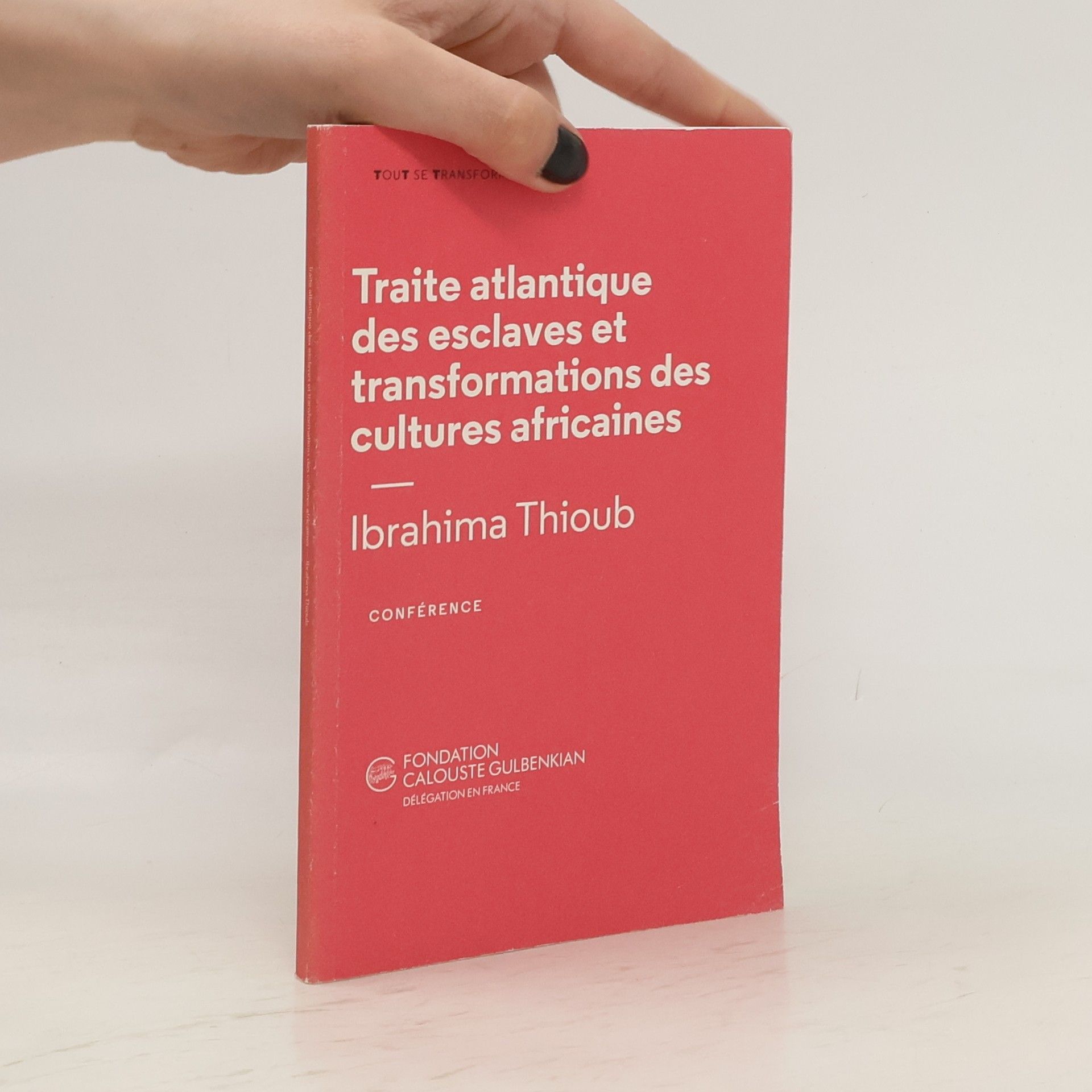 Ibrahima Thioub Traite atlantique des esclaves et transformations des cultures africaines