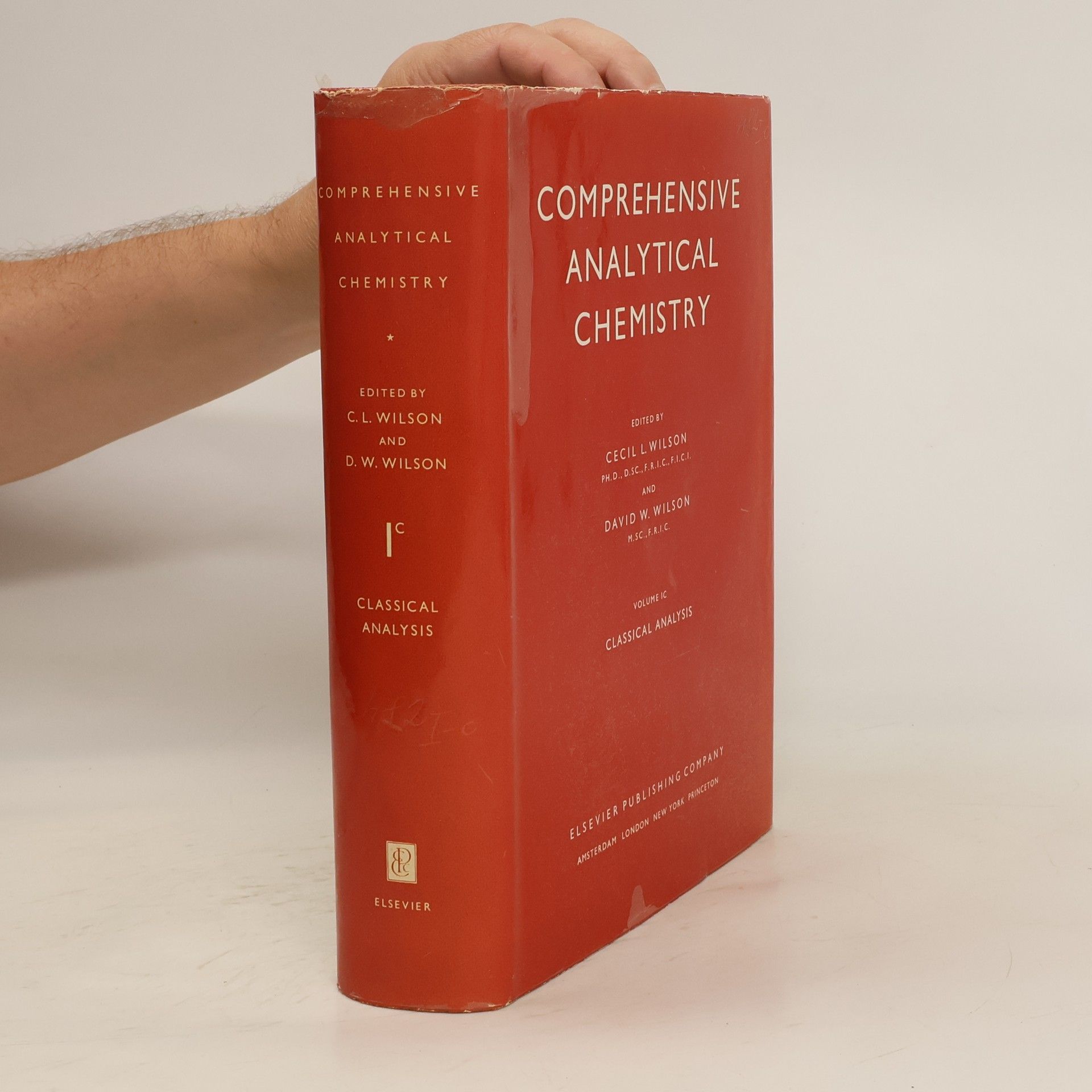 C. L. Wilson Comprehensive Analytical Chemistry IC