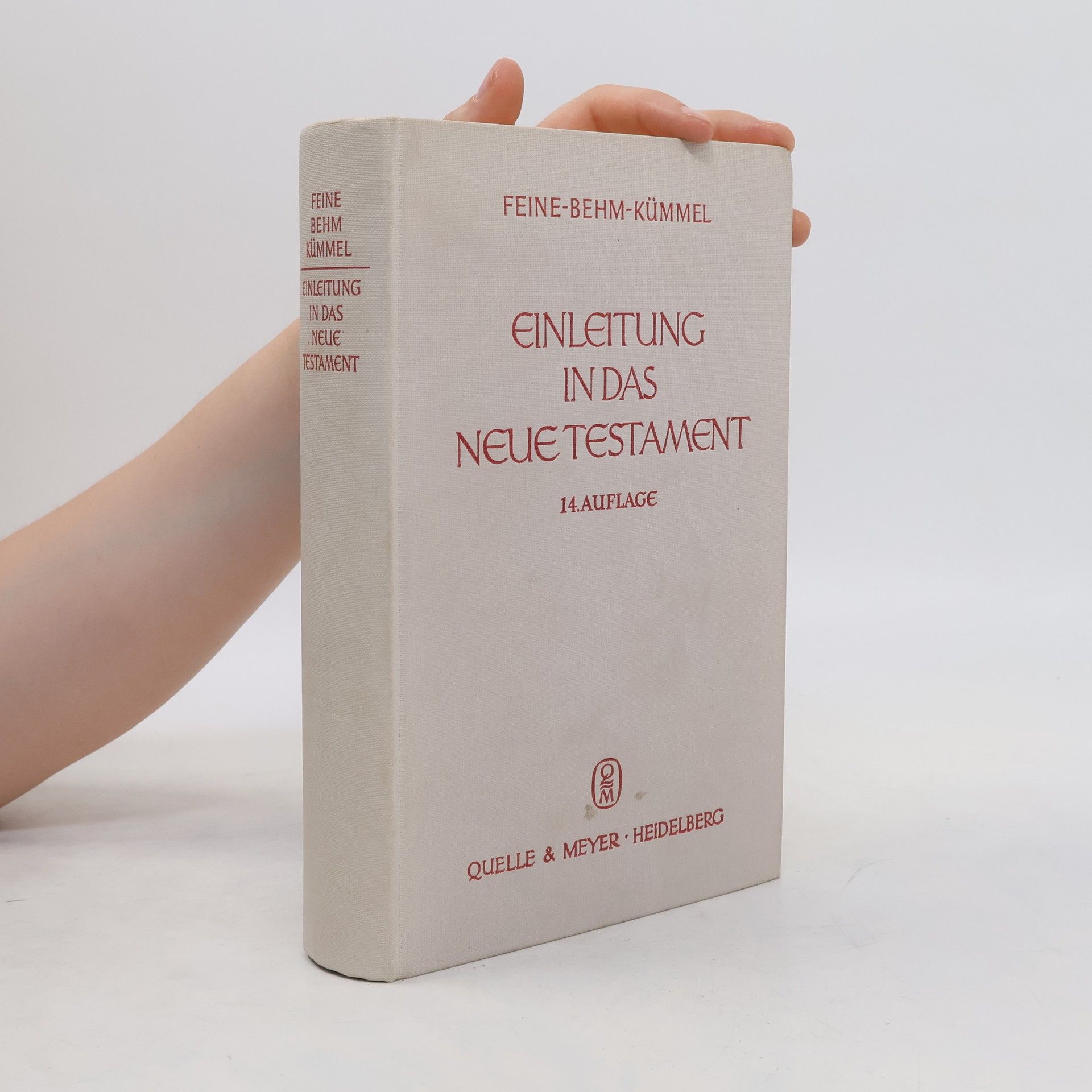 Werner Georg Kümmel  Einleitung in das Neue Testament