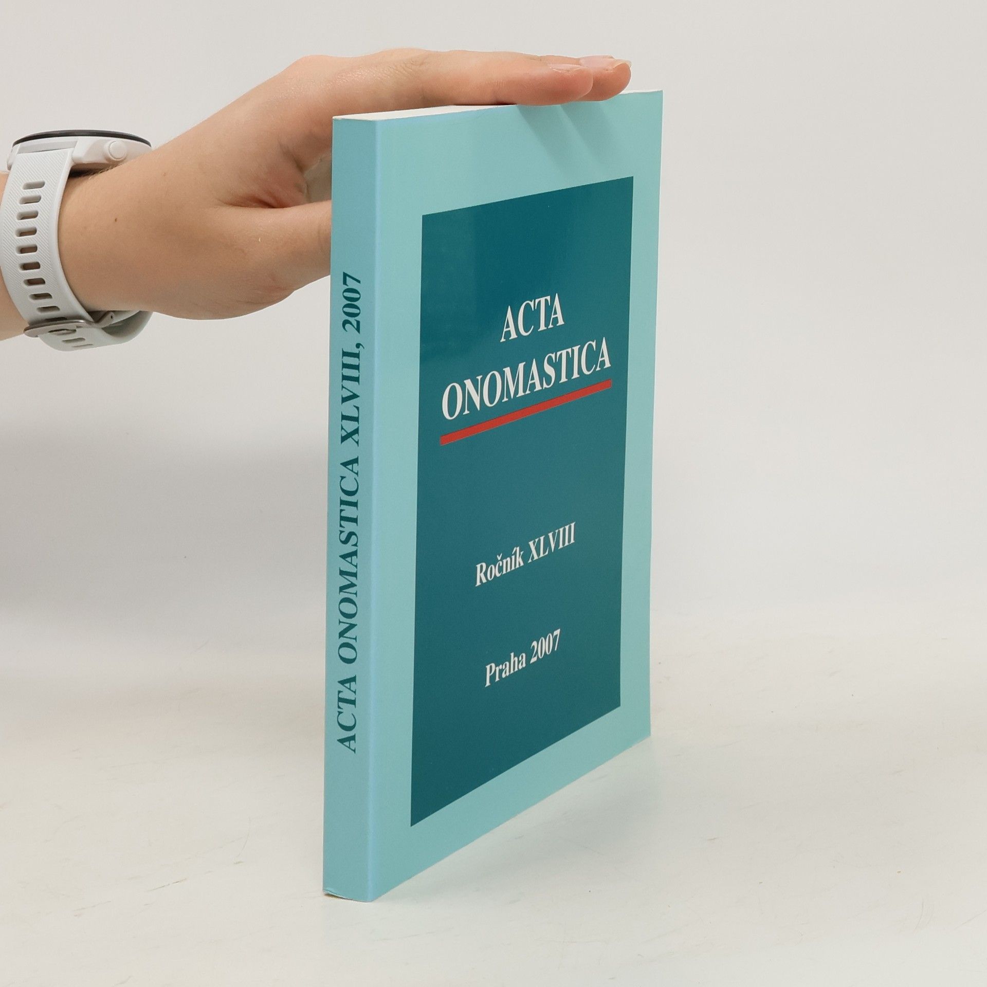 Milan Harvalík Acta onomastica. Ročník XLVIII