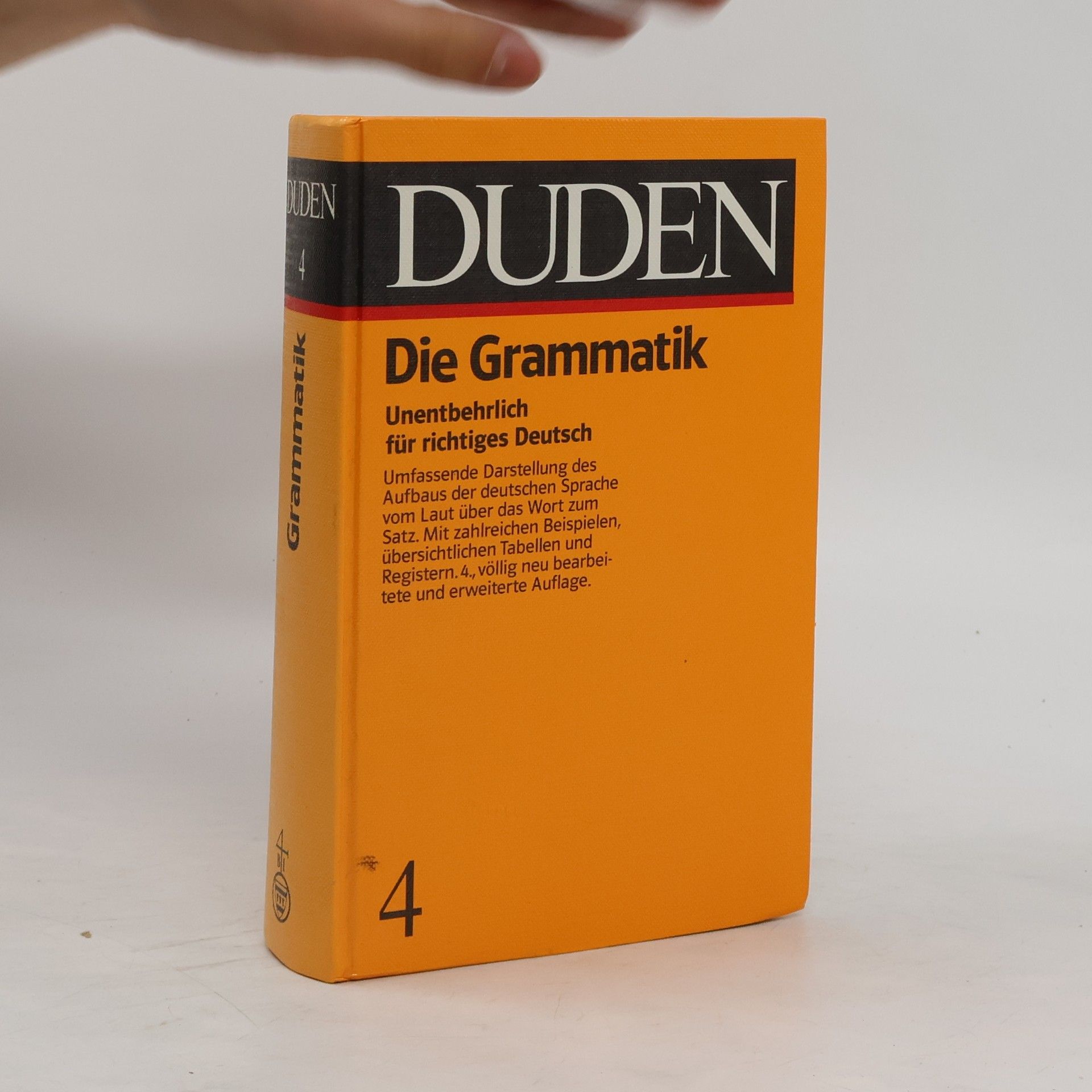 Gerhard Augst Duden. Band 4, Grammatik der deutschen Gegenwartssprache