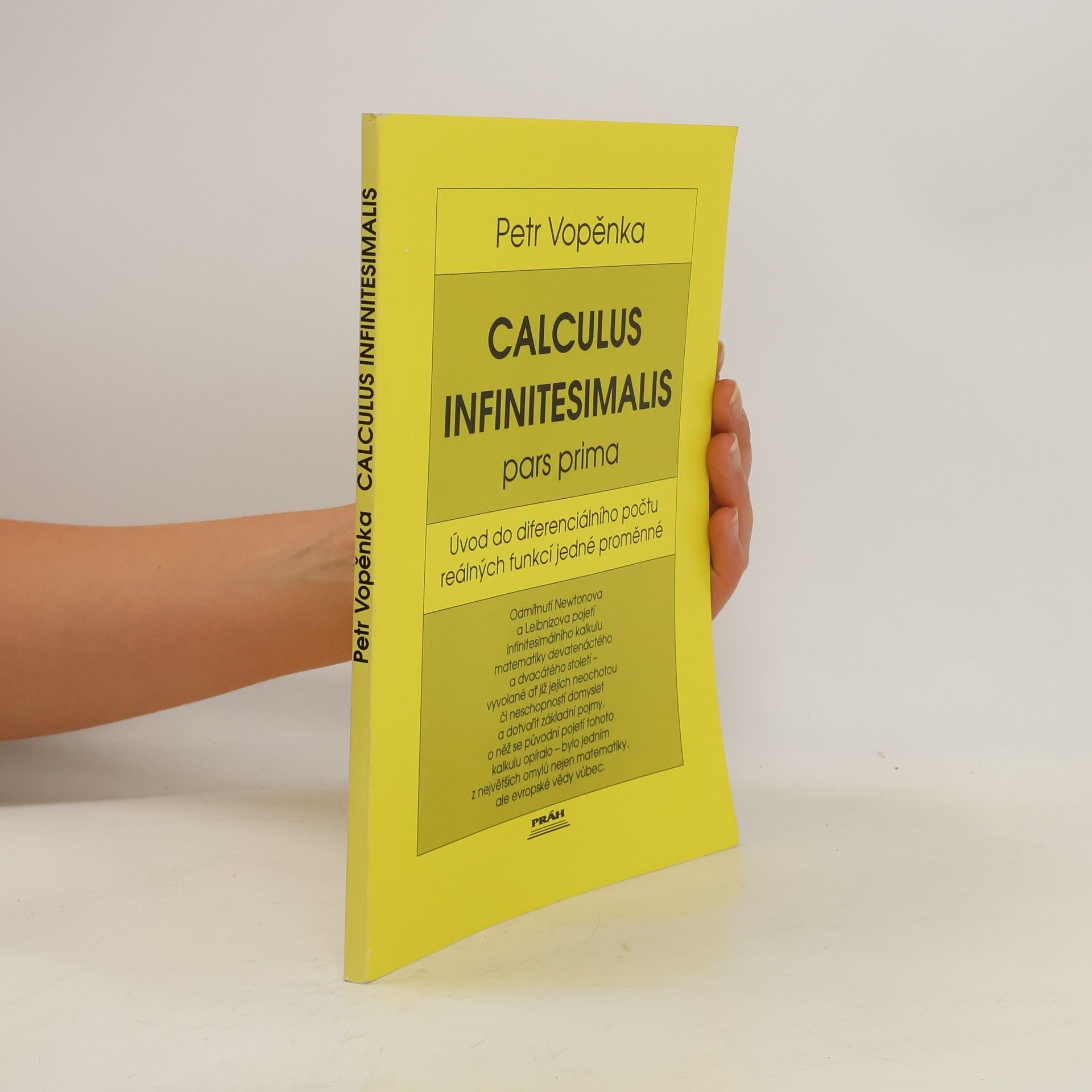 Petr Vopěnka Calculus infinitesimalis : pars prima