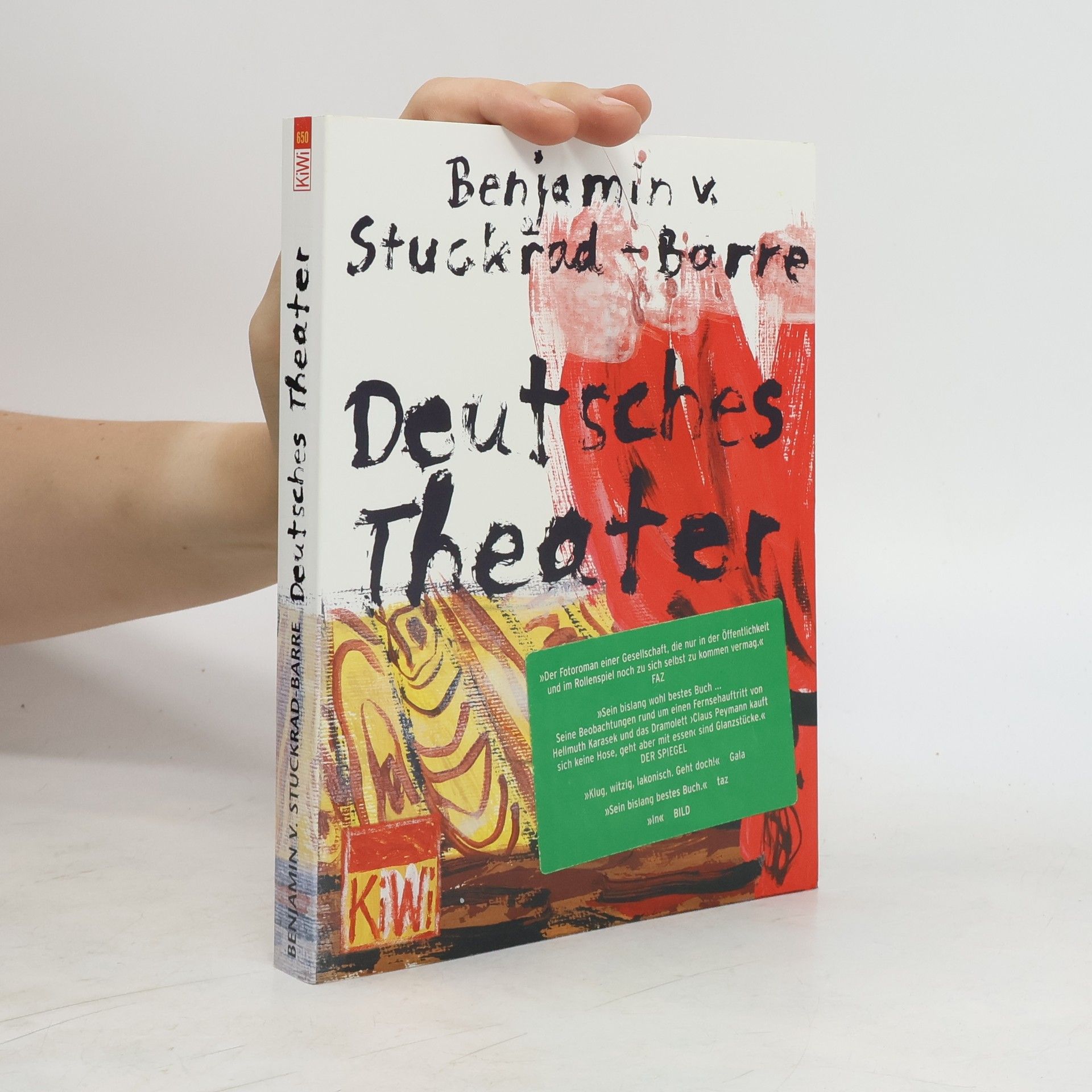 Benjamin von Stuckrad-Barre Deutsches Theater