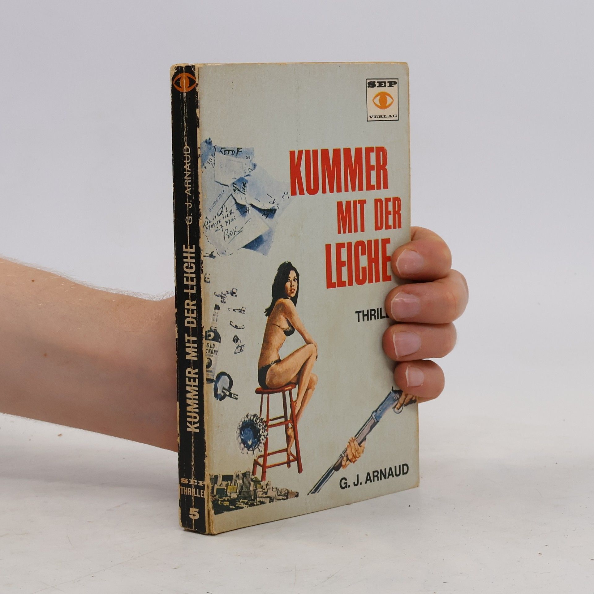 Georges Jean Arnaud Kummer mit der Leiche