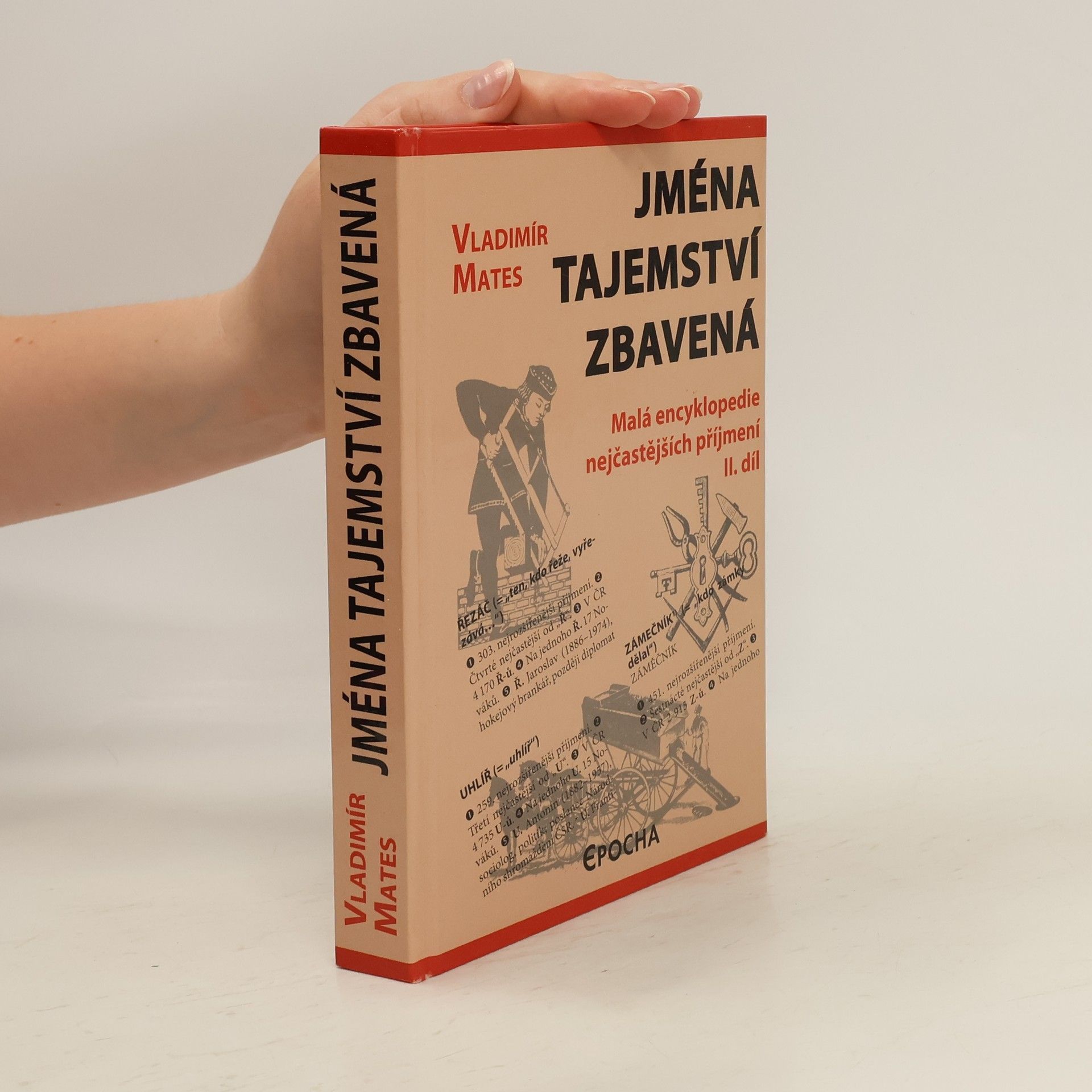 Vladimír Mates Jména tajemství zbavená. Malá encyklopedie nejčastějších příjmení II. díl