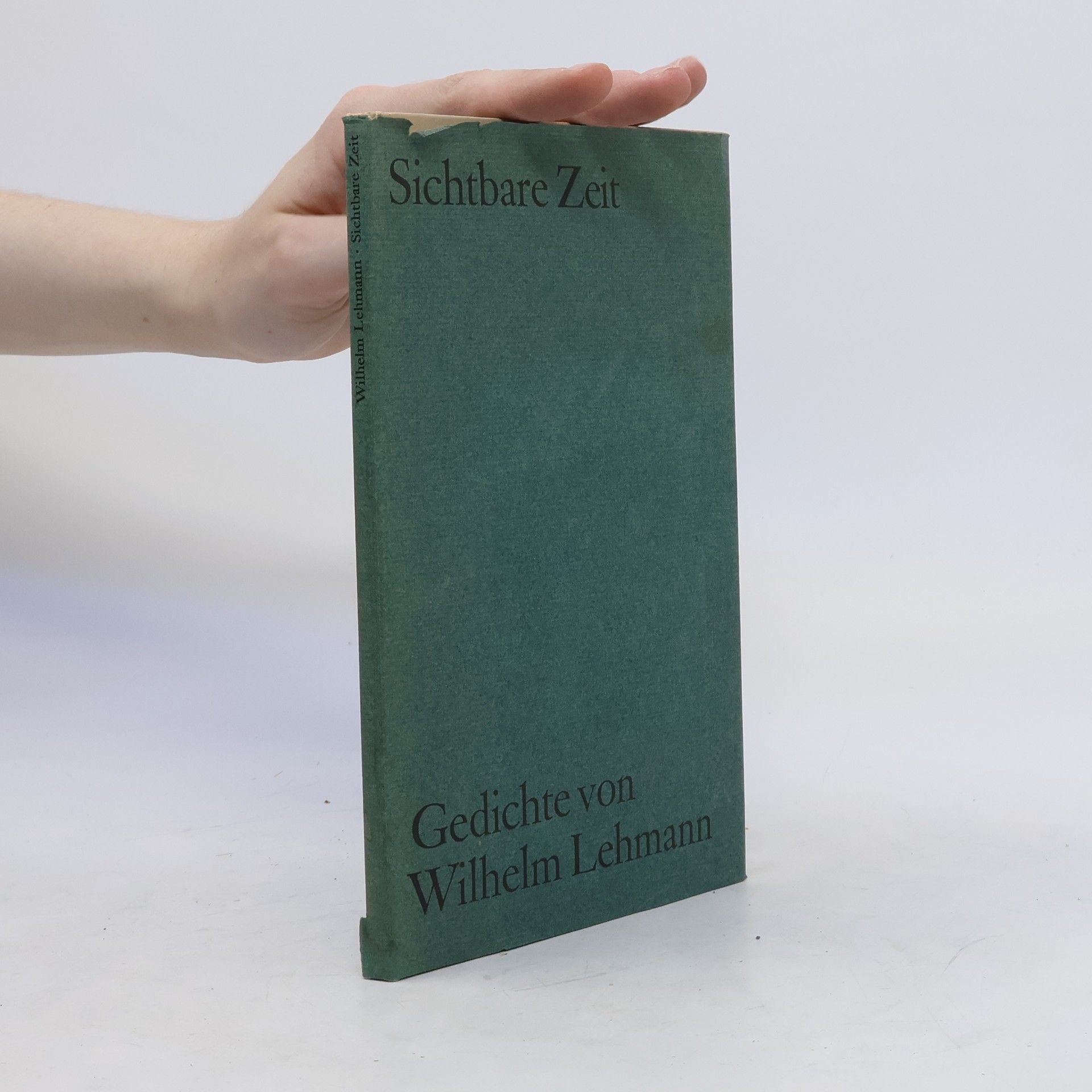 Wilhelm Lehmann Sichtbare Zeit