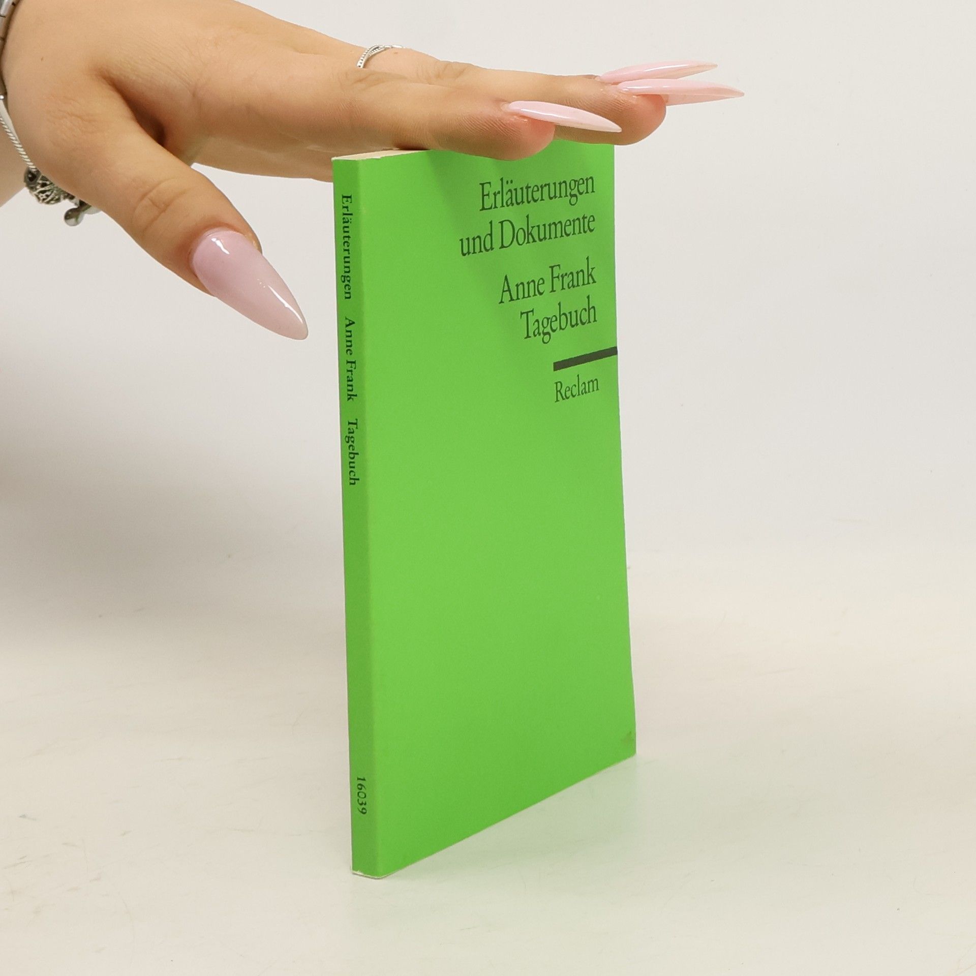 Marion Siems Anne Frank, Tagebuch