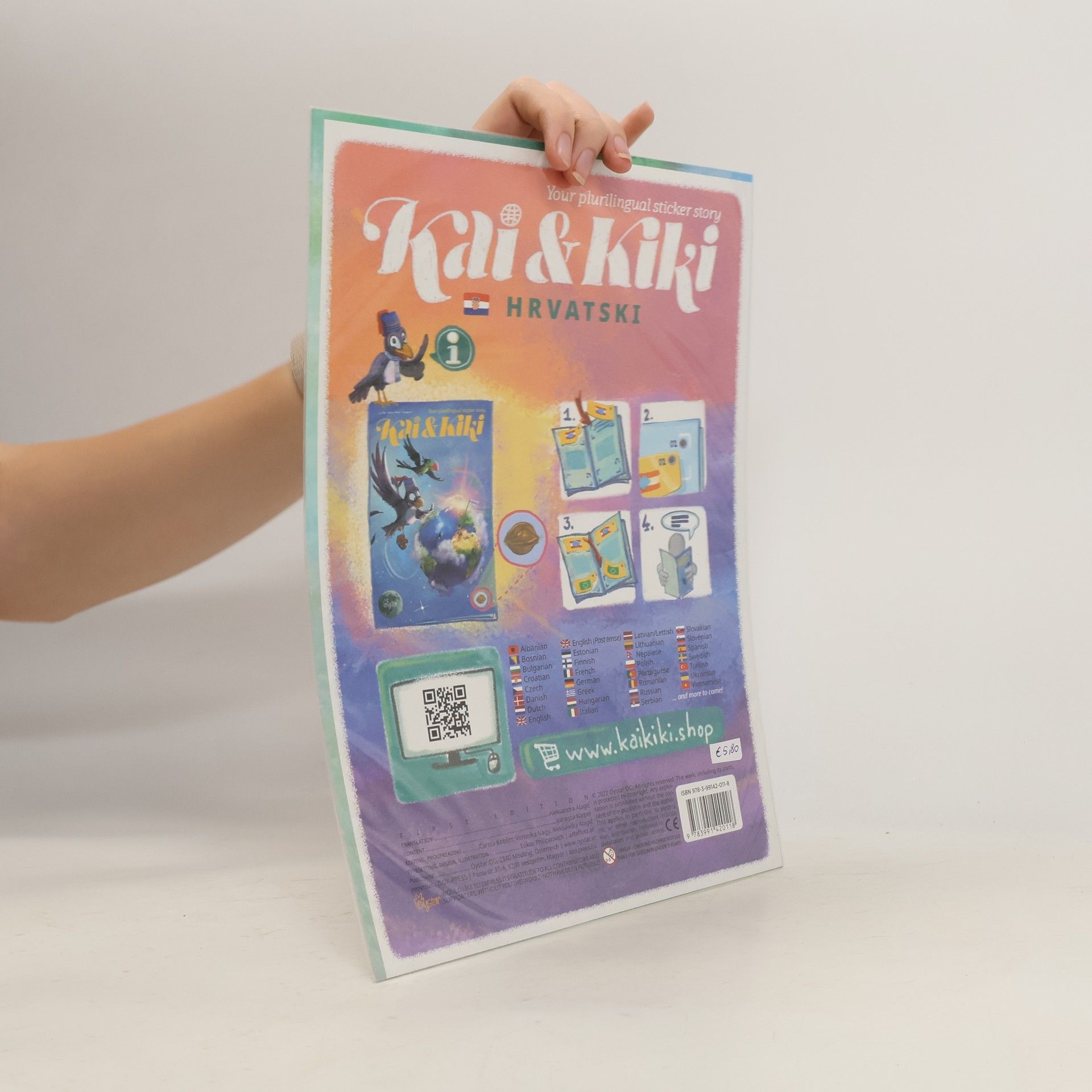 Lukas Philippovich Kai & Kiki. Your plurilingual sticker story. Hrvatski