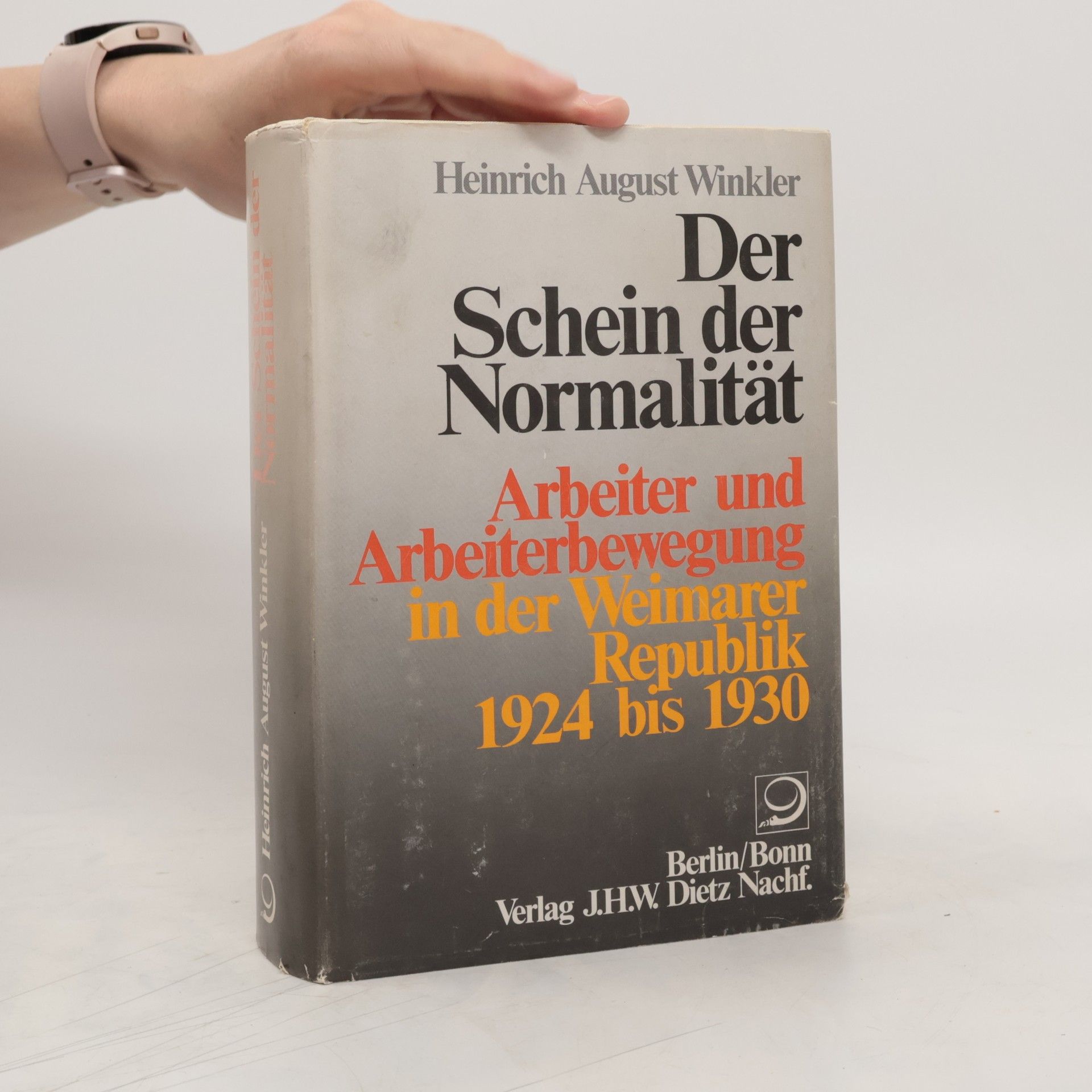Heinrich August Winkler Der Schein der Normalität: Arbeiter und Arbeiterbewegung in der Weimarer Republik: 1924 bis 1930