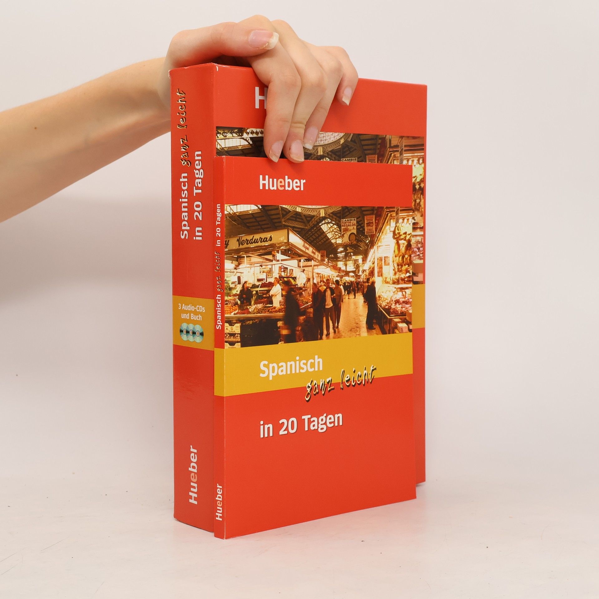Pilar Montero Curiel Spanisch ganz leicht in 20 Tagen,. Niveaustufe A1, 3 Audio-CDs u. Buch
