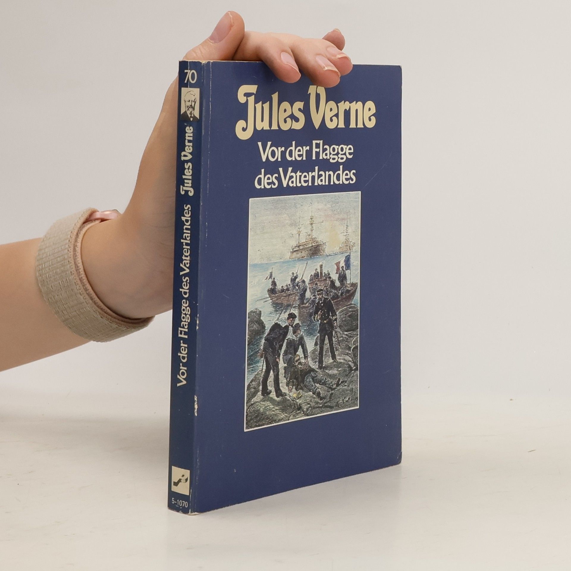Jules Verne Vor der Flagge des Vaterlandes