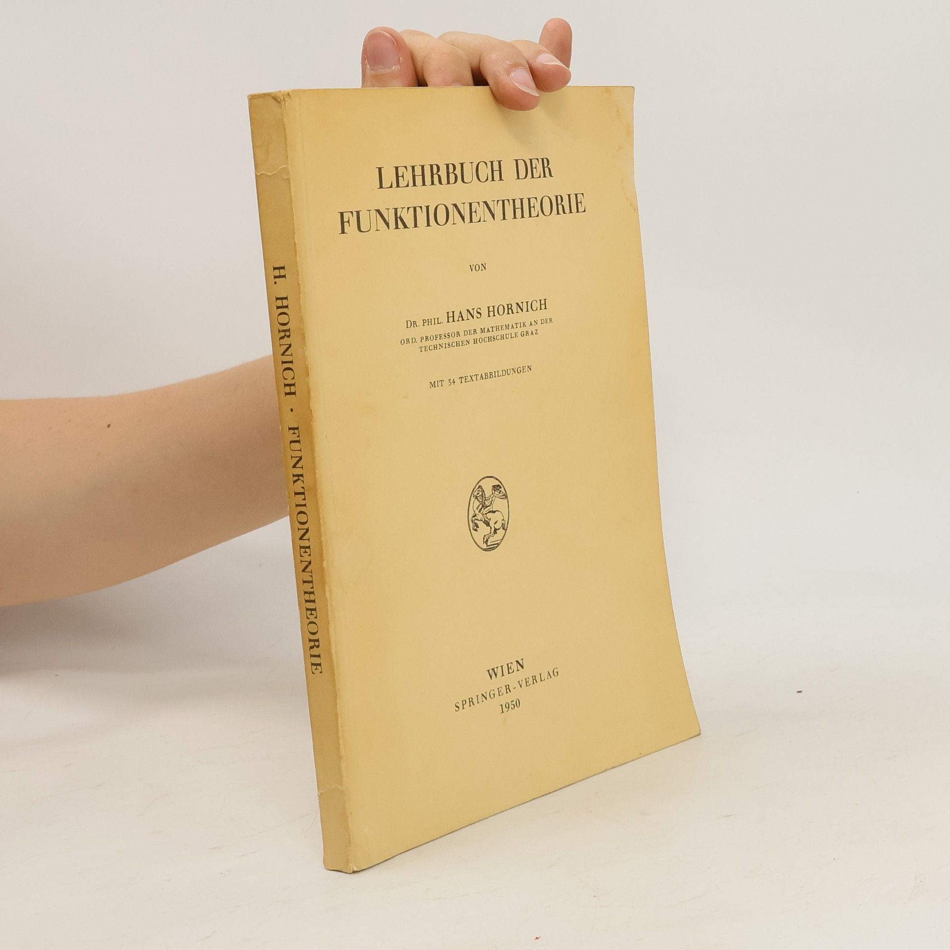Hans Hornich Lehrbuch der Funktionentheorie