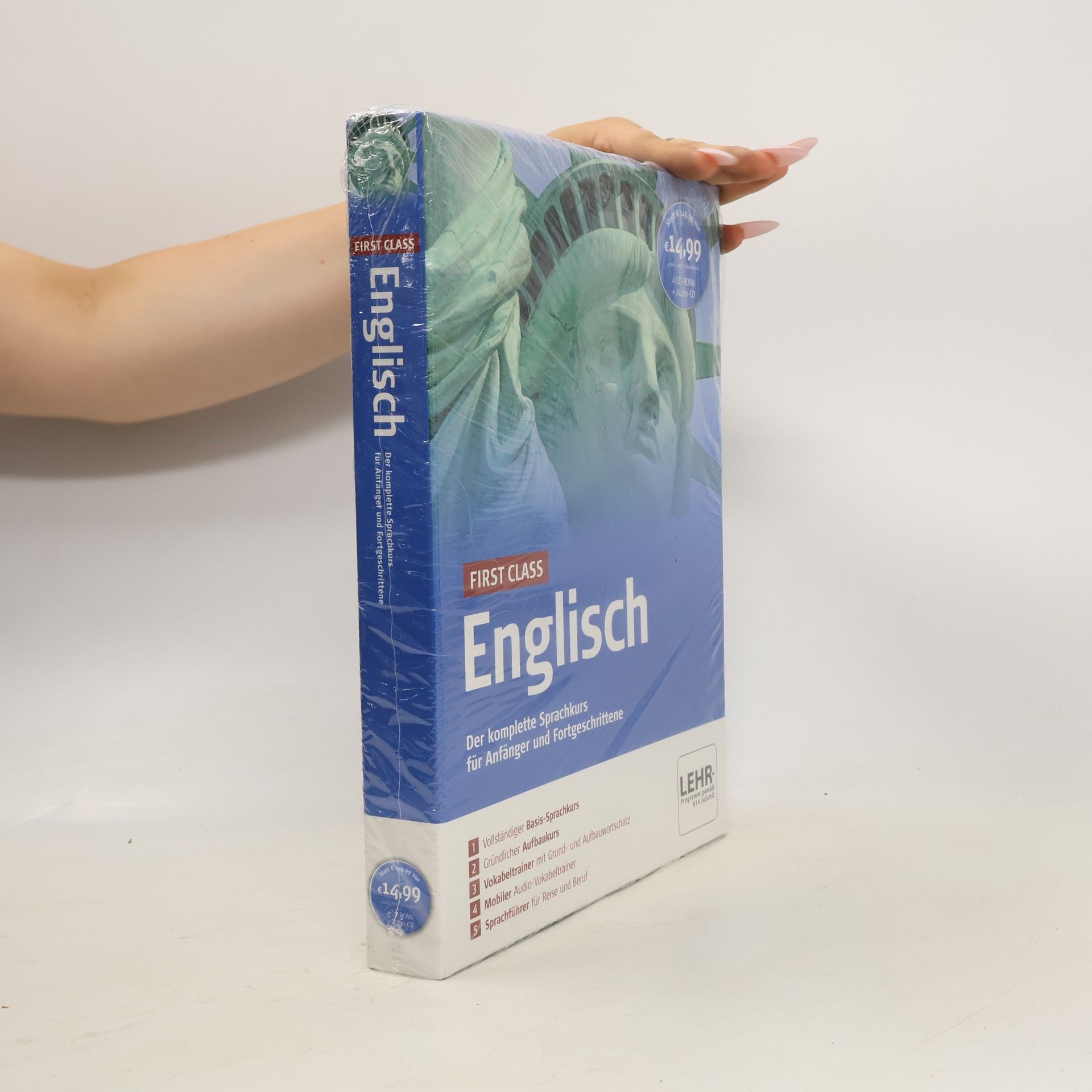 Hueber Verlag GmbH First Class Englisch, 4 CD-ROMs + Audio-CD