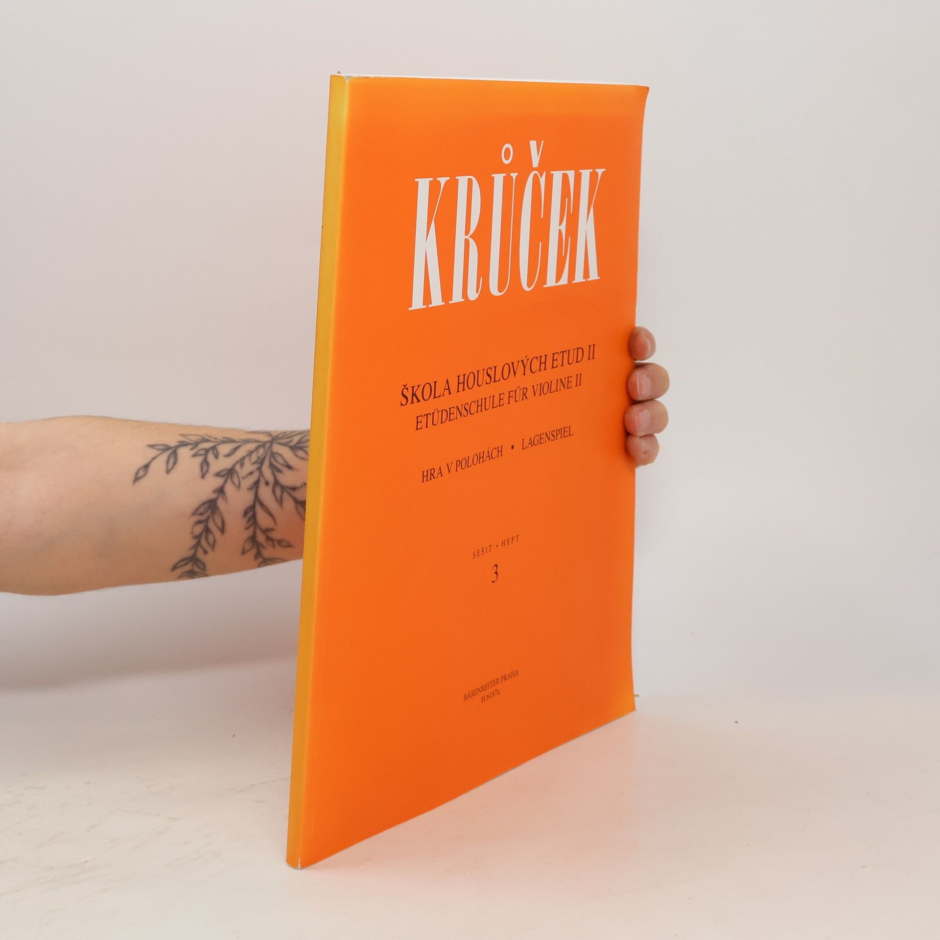 kolektiv Krůček.Škola houslových etud II. Etüdenschule für Violine II. Sešit/Heft 3