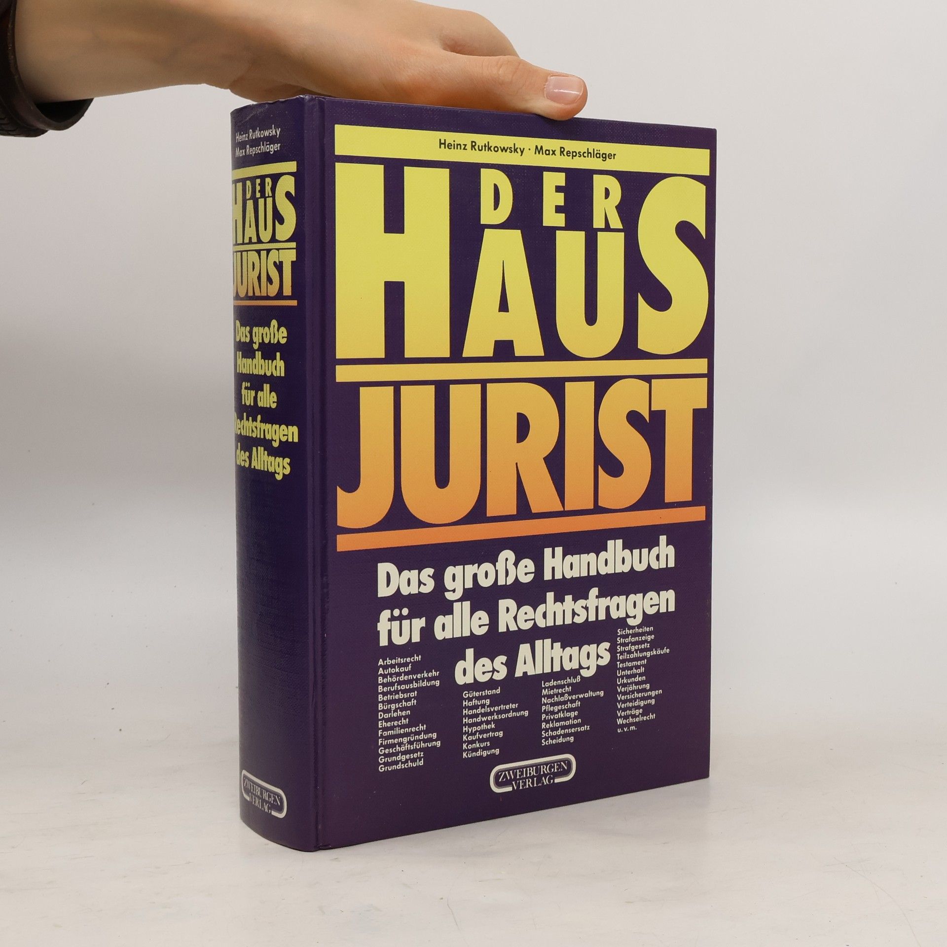 Heinz Rutkowsky Der Hausjurist