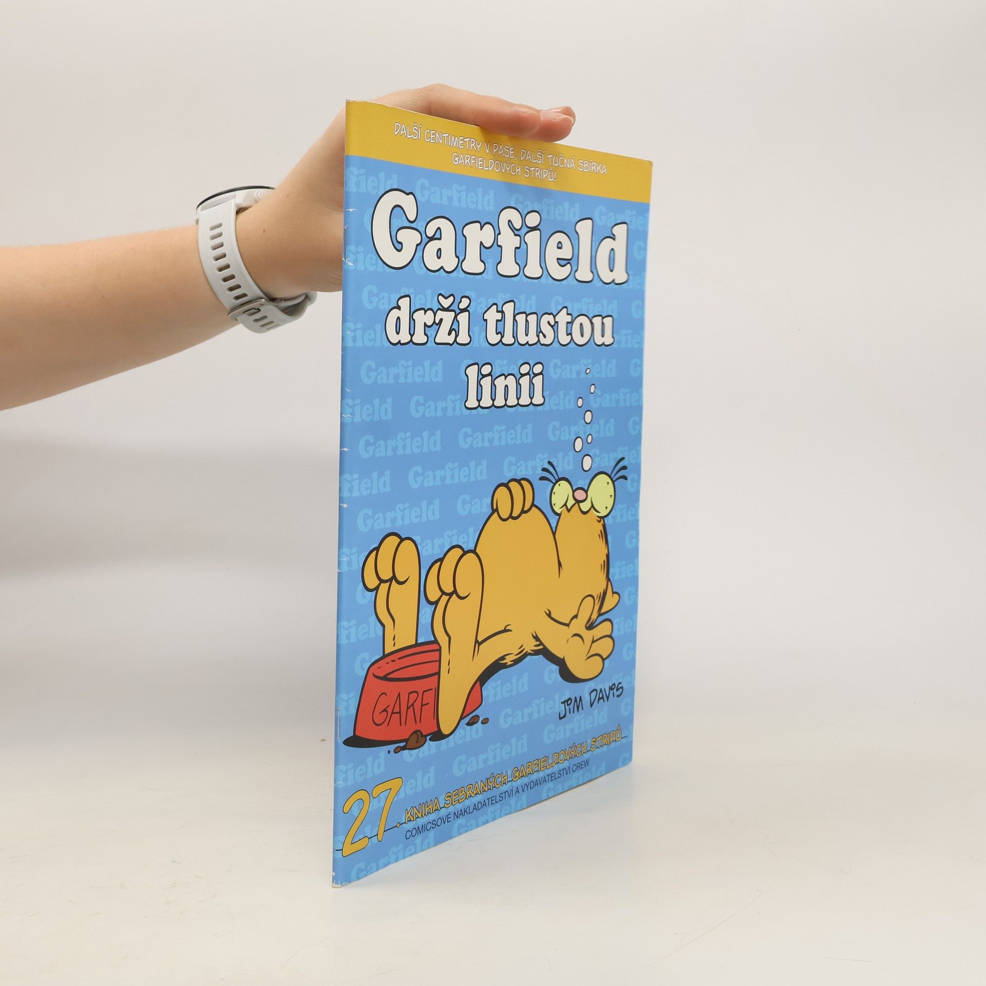 Jim Davis Garfield drží tlustou linii