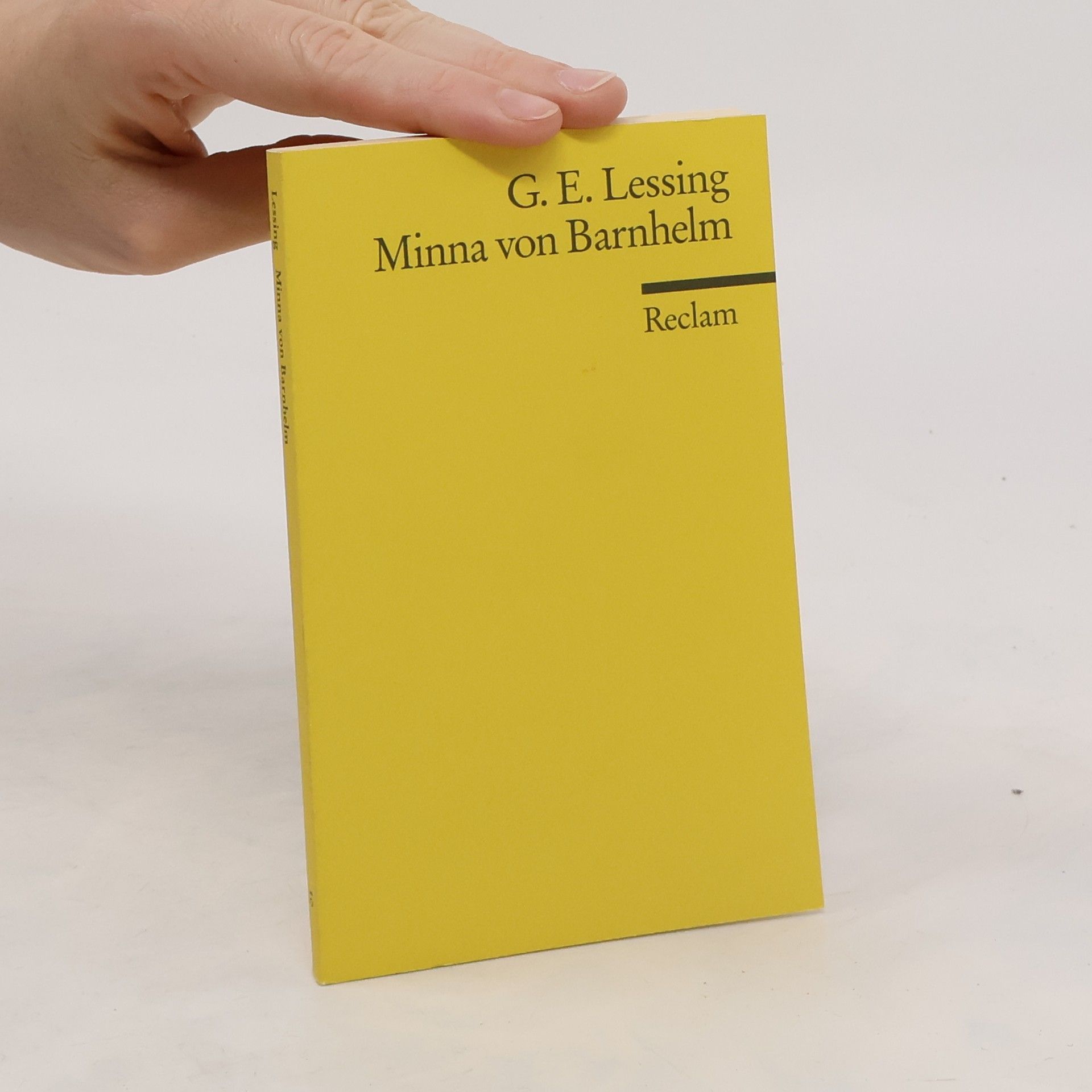 Gotthold Ephraim Lessing Minna von Barnhelm