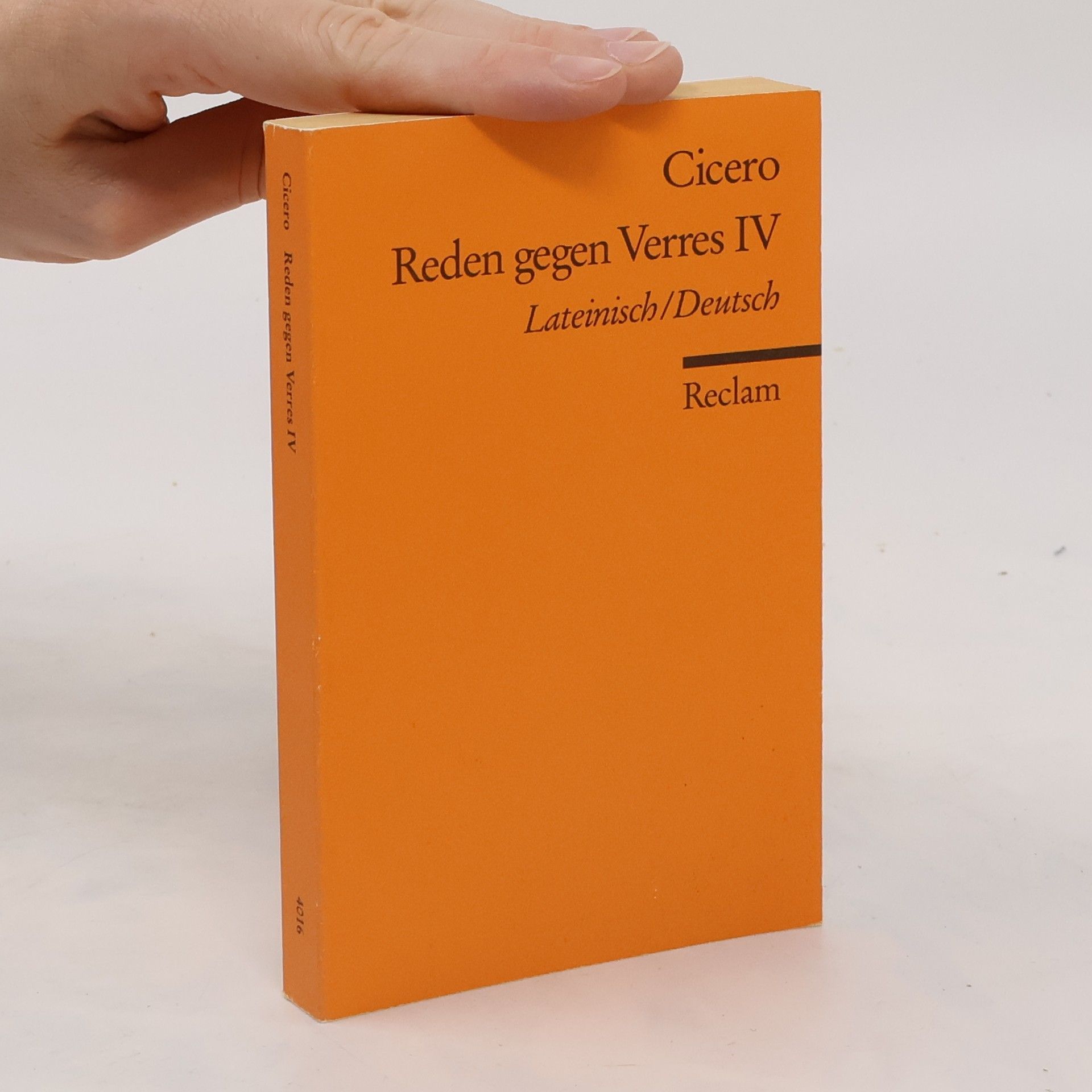 Marcus Tullius Cicero Reden gegen Verres