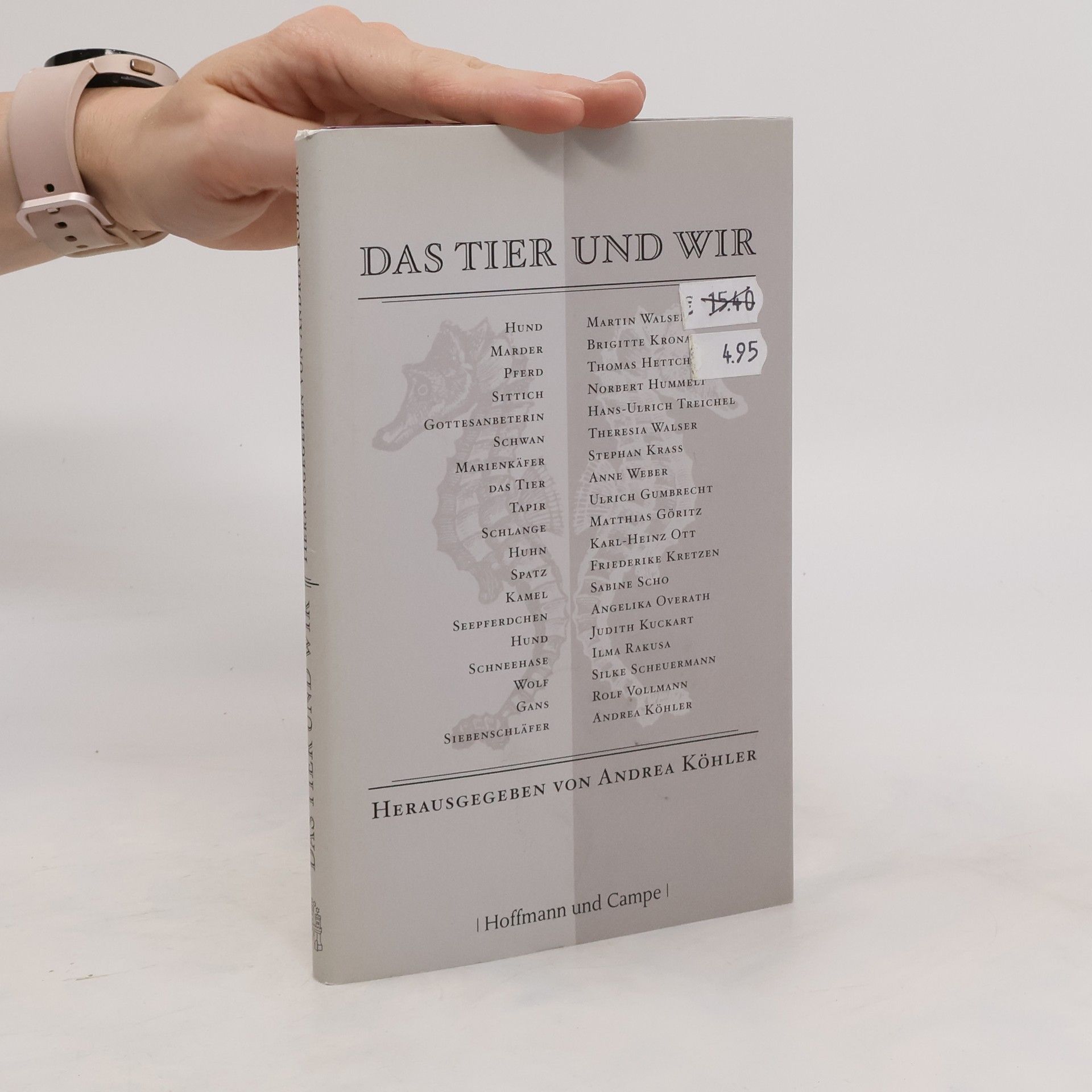 Andrea Kohler Das Tier und wir