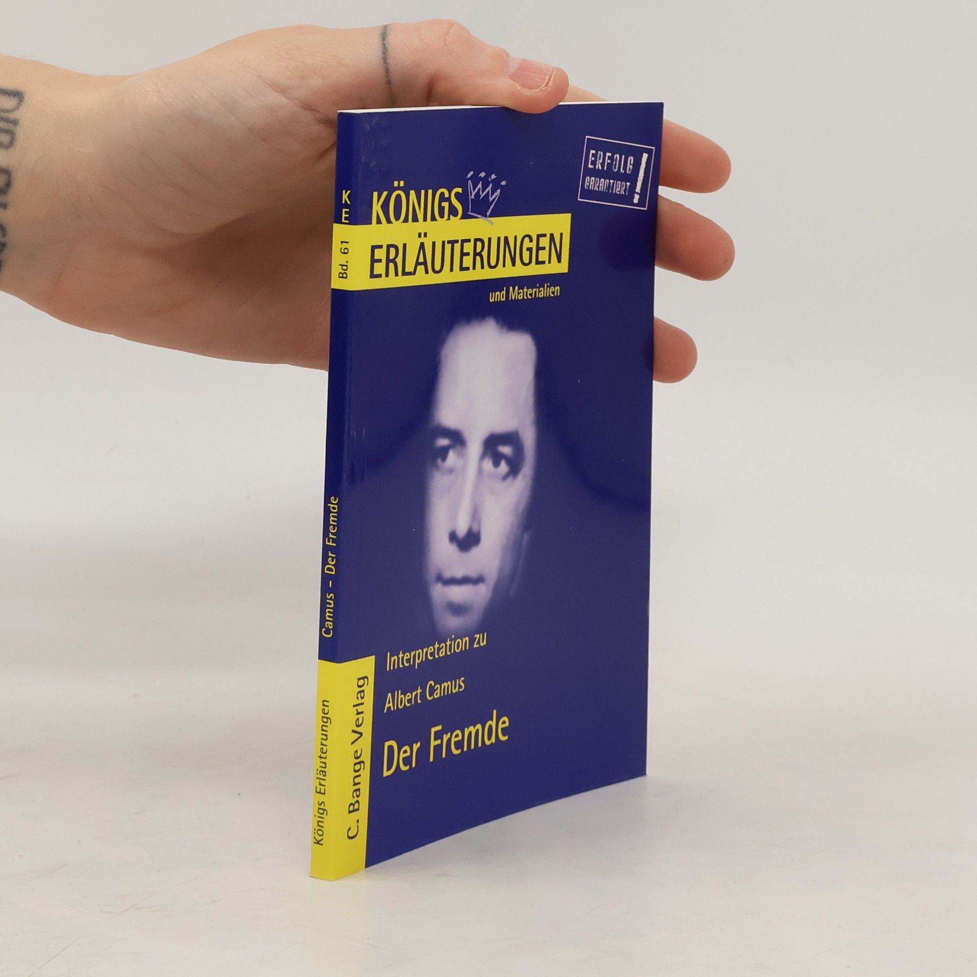 Reiner Poppe Erläuterungen zu Albert Camus, Der Fremde