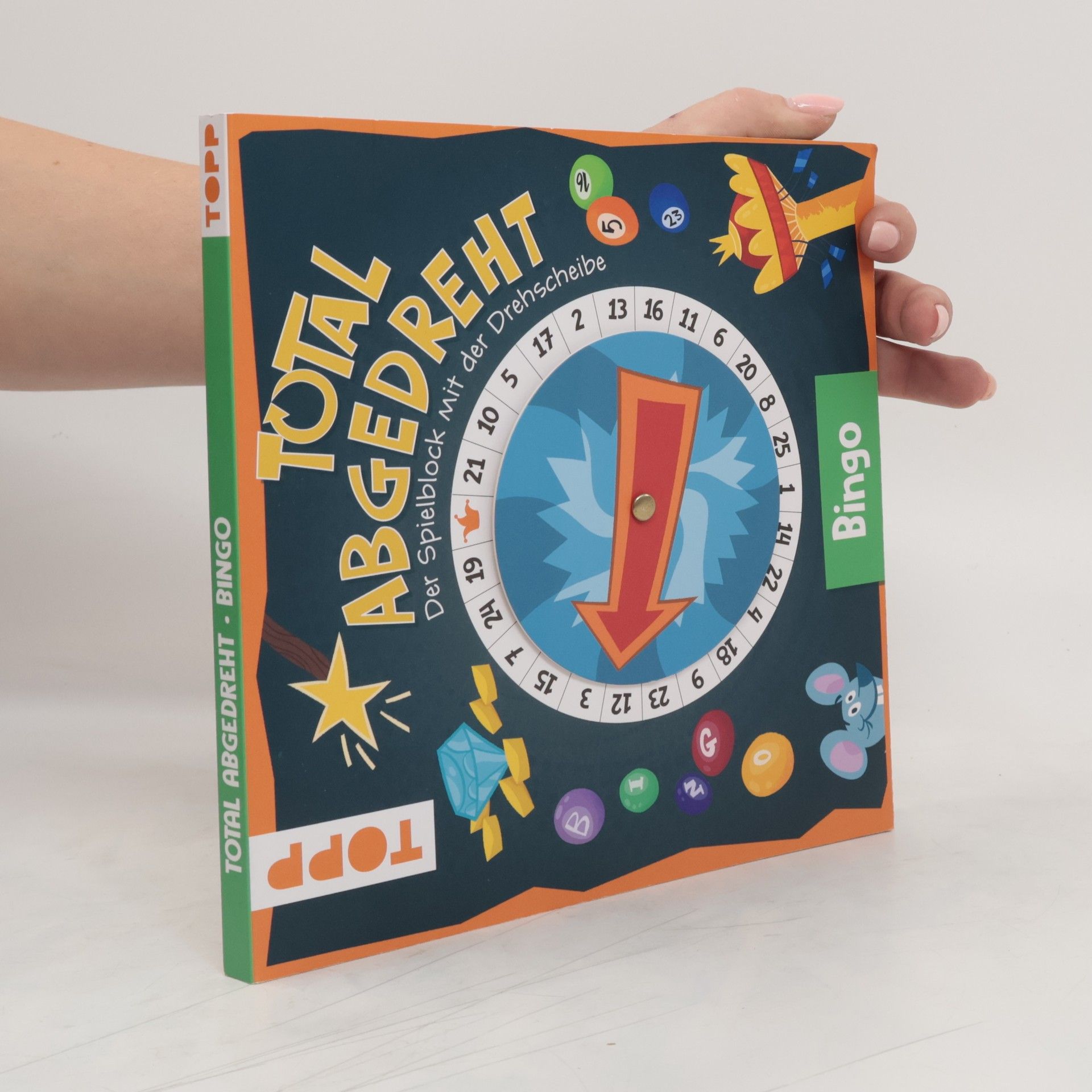 Benedikt Beck Total abgedreht! Spieleblock mit Drehscheibe - Bingo