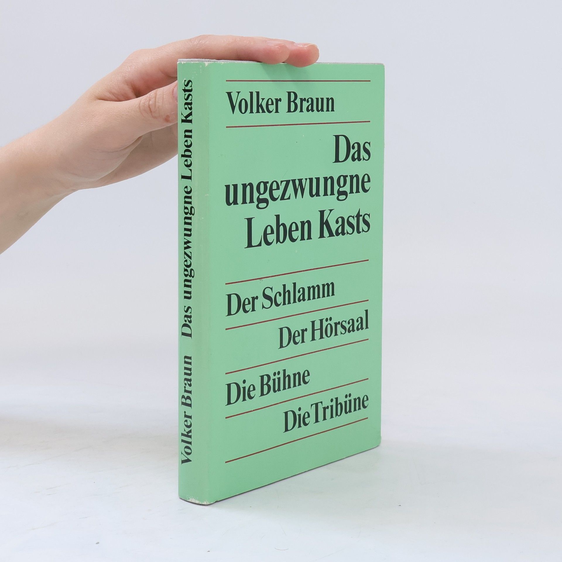 Volker Braun Das ungezwungne Leben Kasts