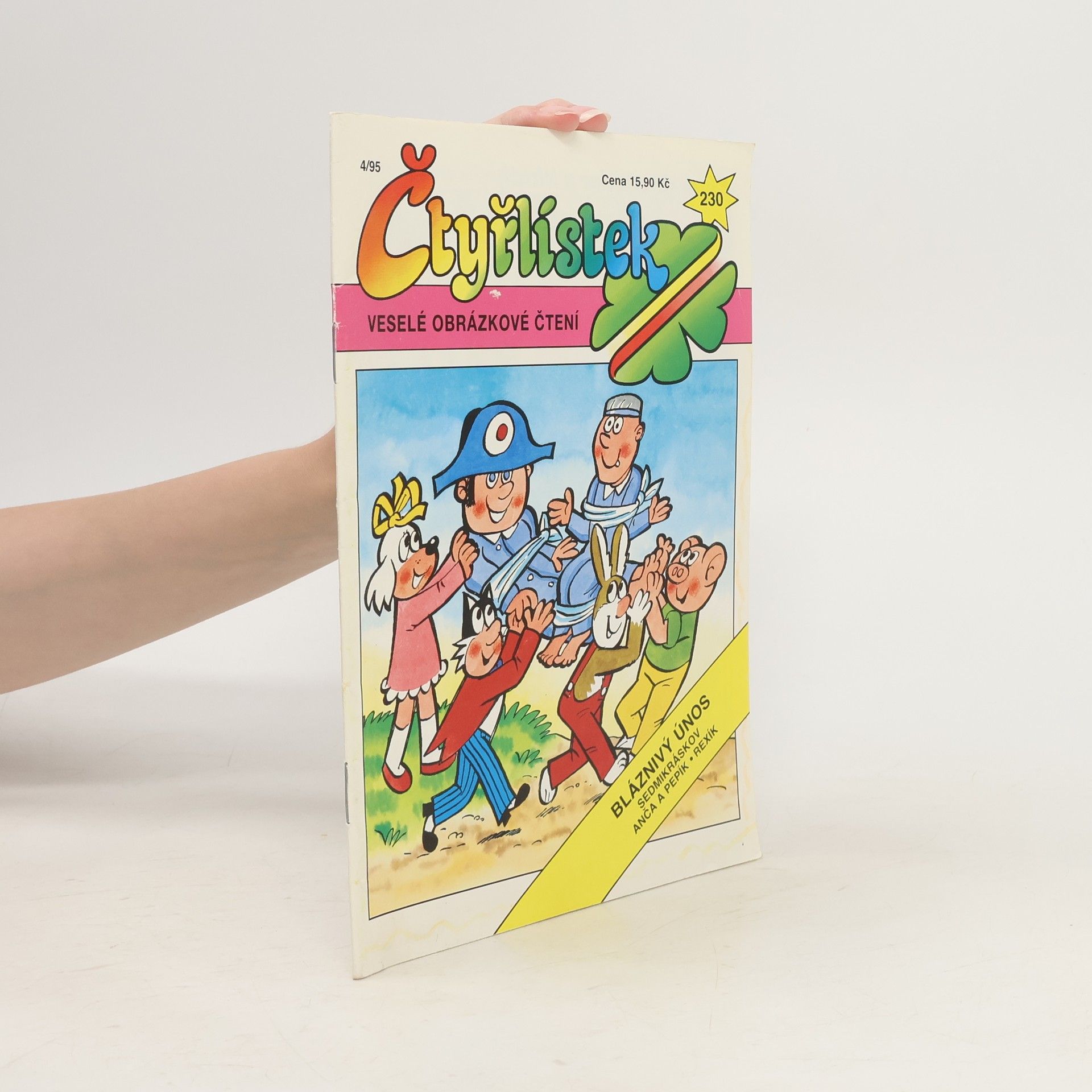 kolektiv Čtyřlístek 4/1995, č. 230. Bláznivý únos