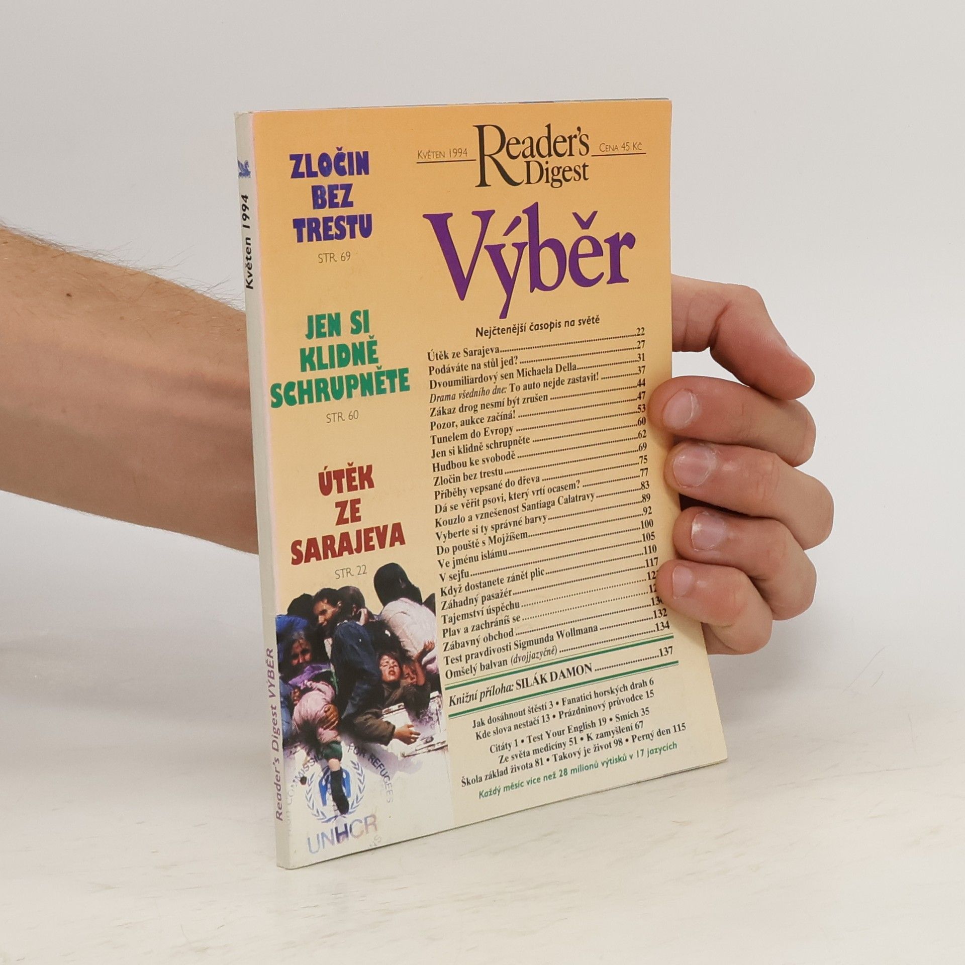 AA.VV. Reader's Digest 5/1994. Zločin bez trestu. Jen si klidně schrupněte. Útěk ze Sarajeva