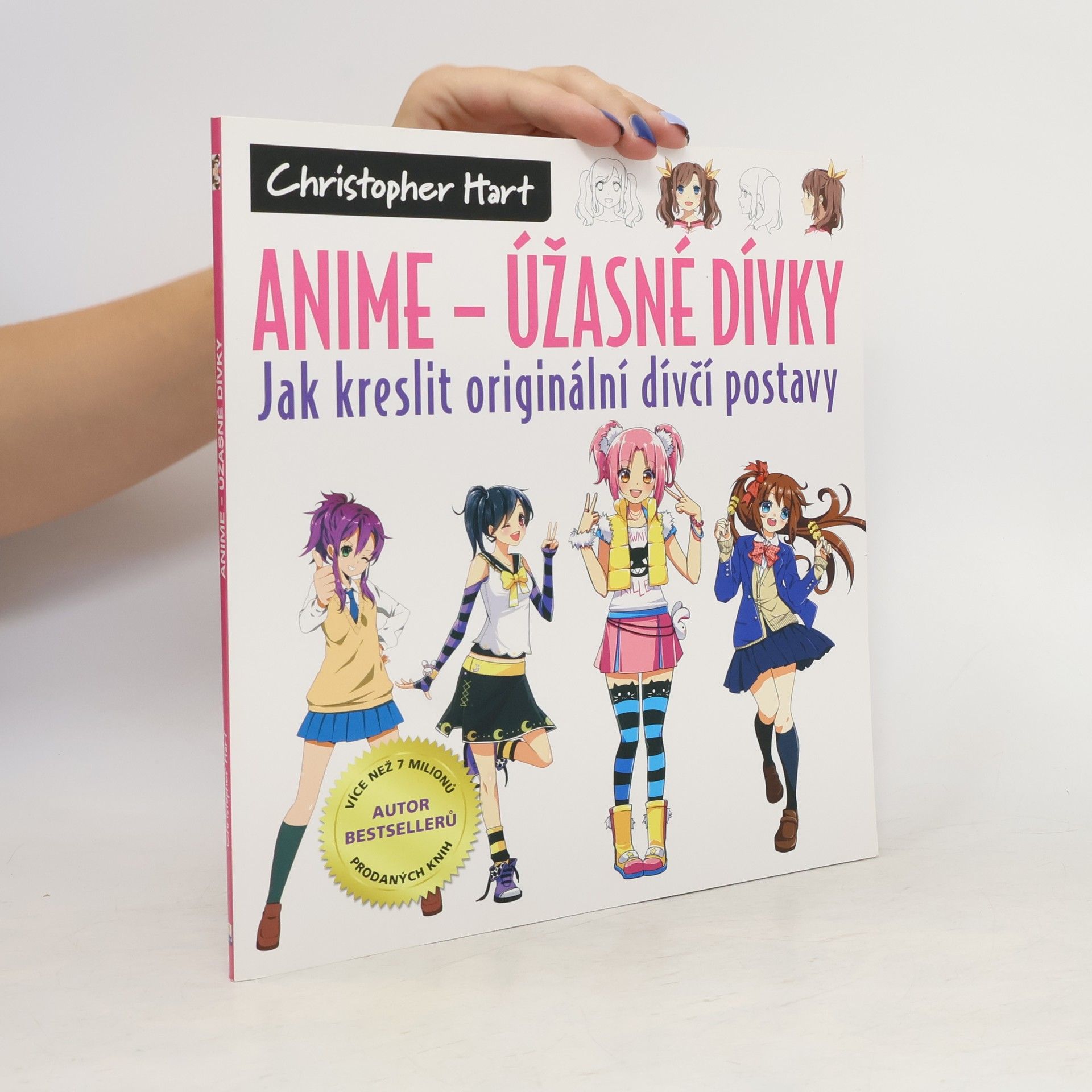 Christopher Hart Anime - úžasné dívky - jak kreslit originální dívčí postavy