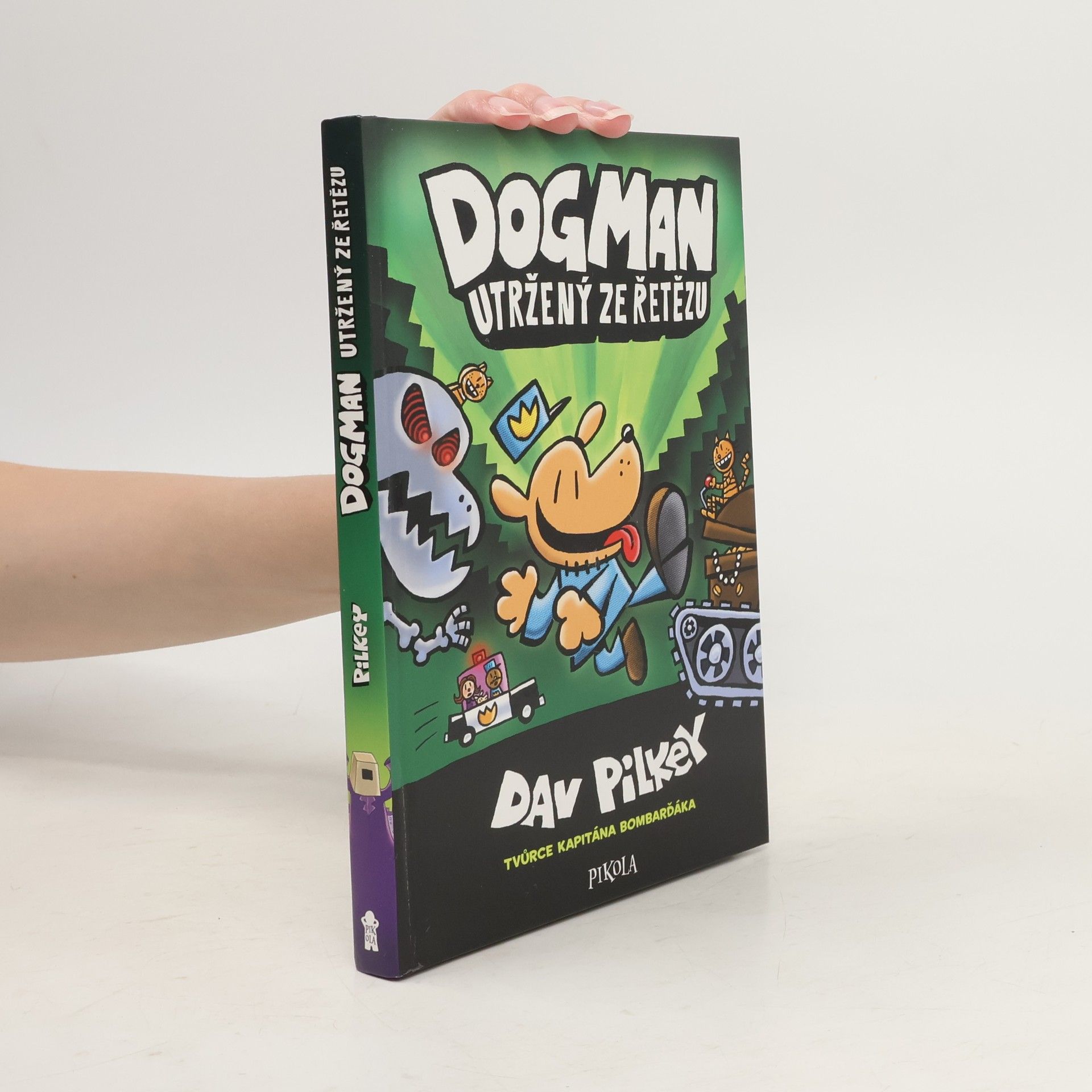 Dav Pilkey Dogman utržený ze řetězu