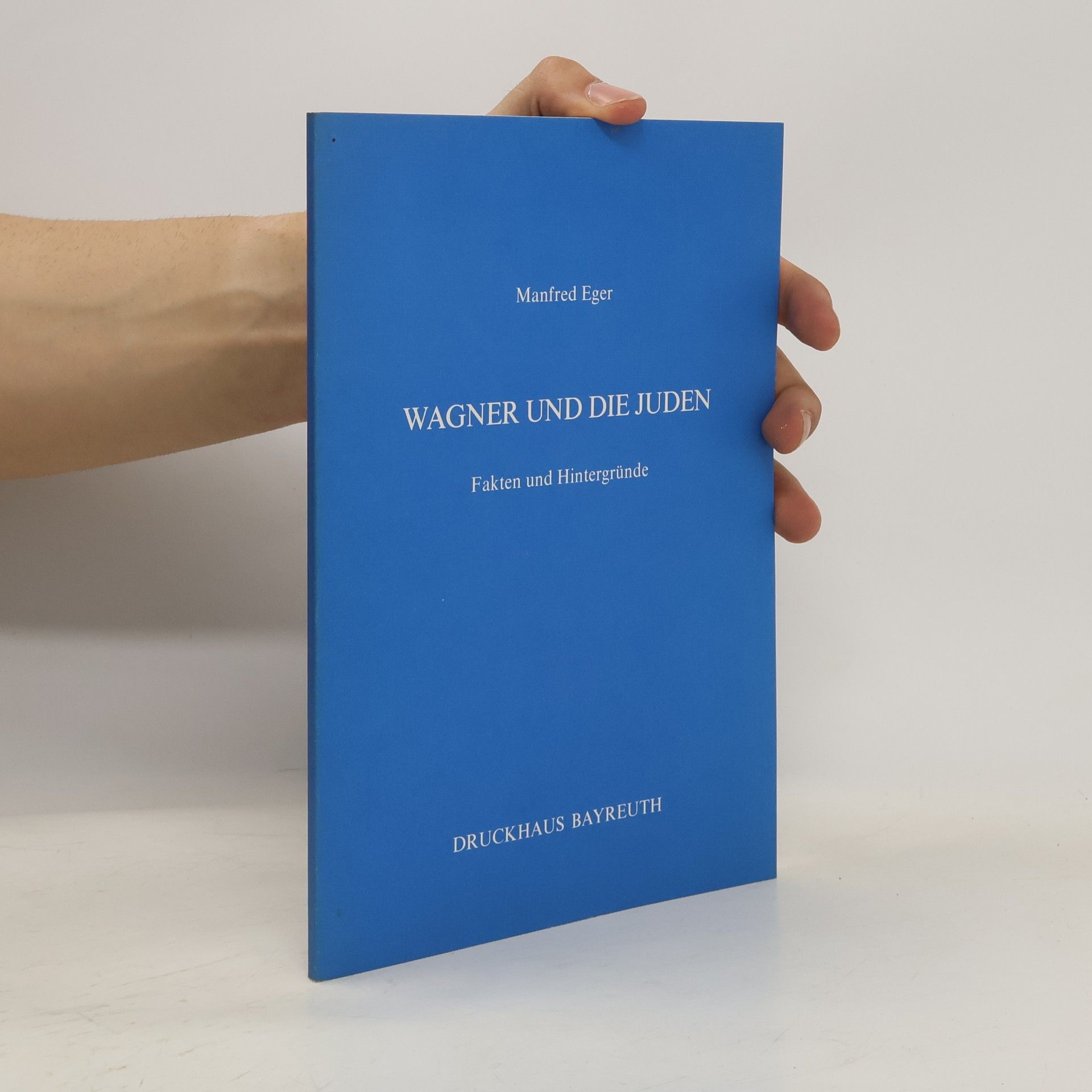 Manfred Eger Wagner und die Juden