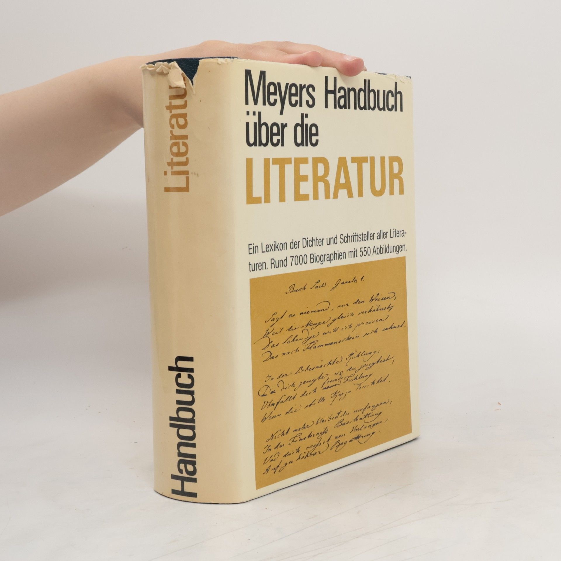 kolektiv Meyers Handbuch über die Literatur: Ein Lexikon der Dichter und Schriftsteller aller Literaturen