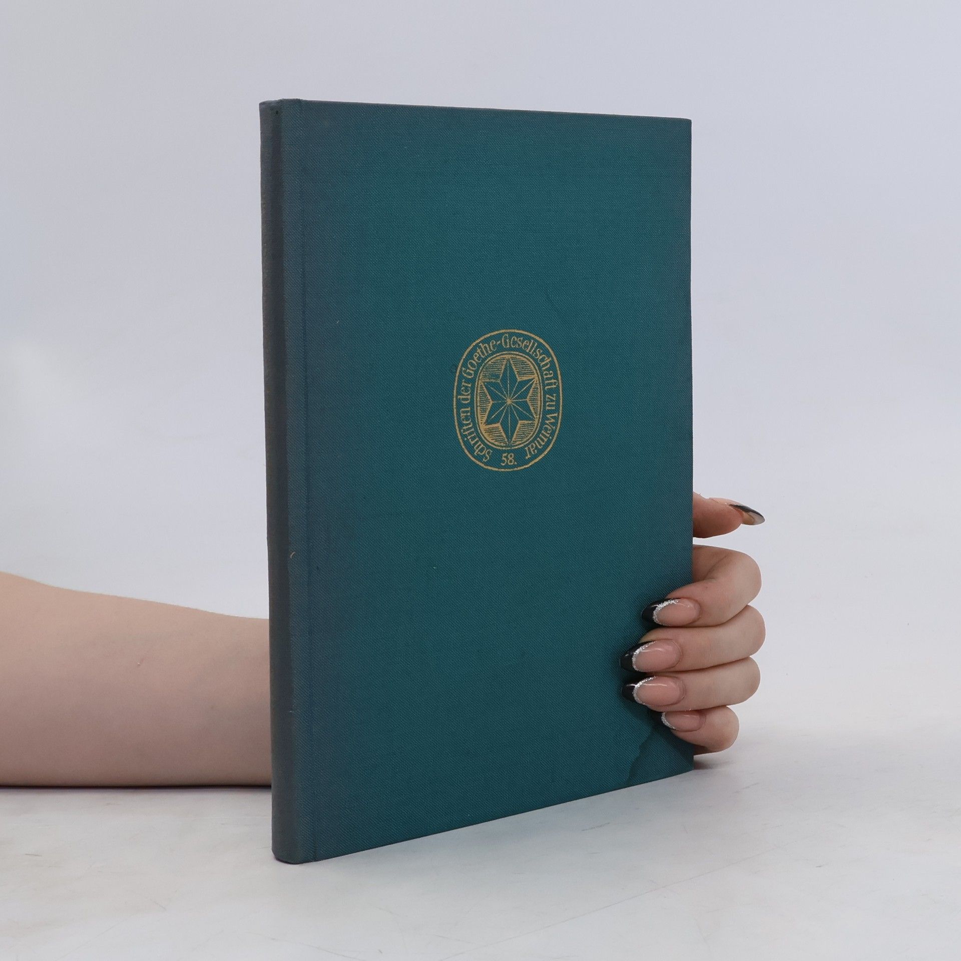 Lieselotte Blumenthal Ein Notizheft Goethes von 1788