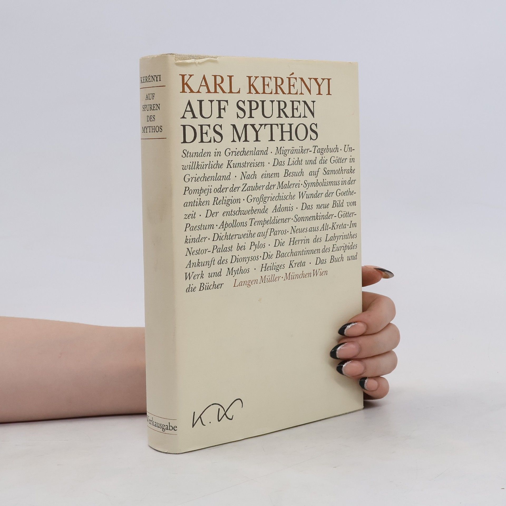 Károly Kerényi Auf Spuren des Mythos