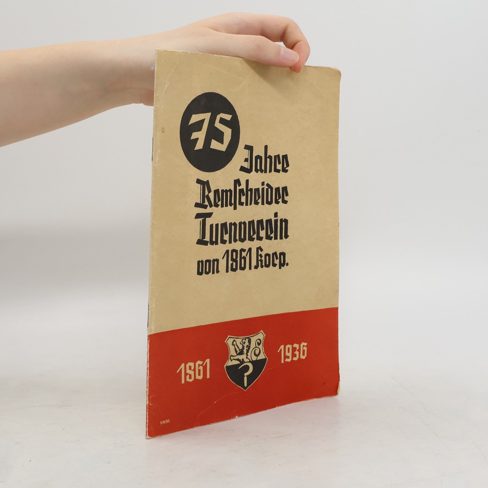 kolektiv 75 Jahre Remscheidee Lucnoecoin von 1861 korp.