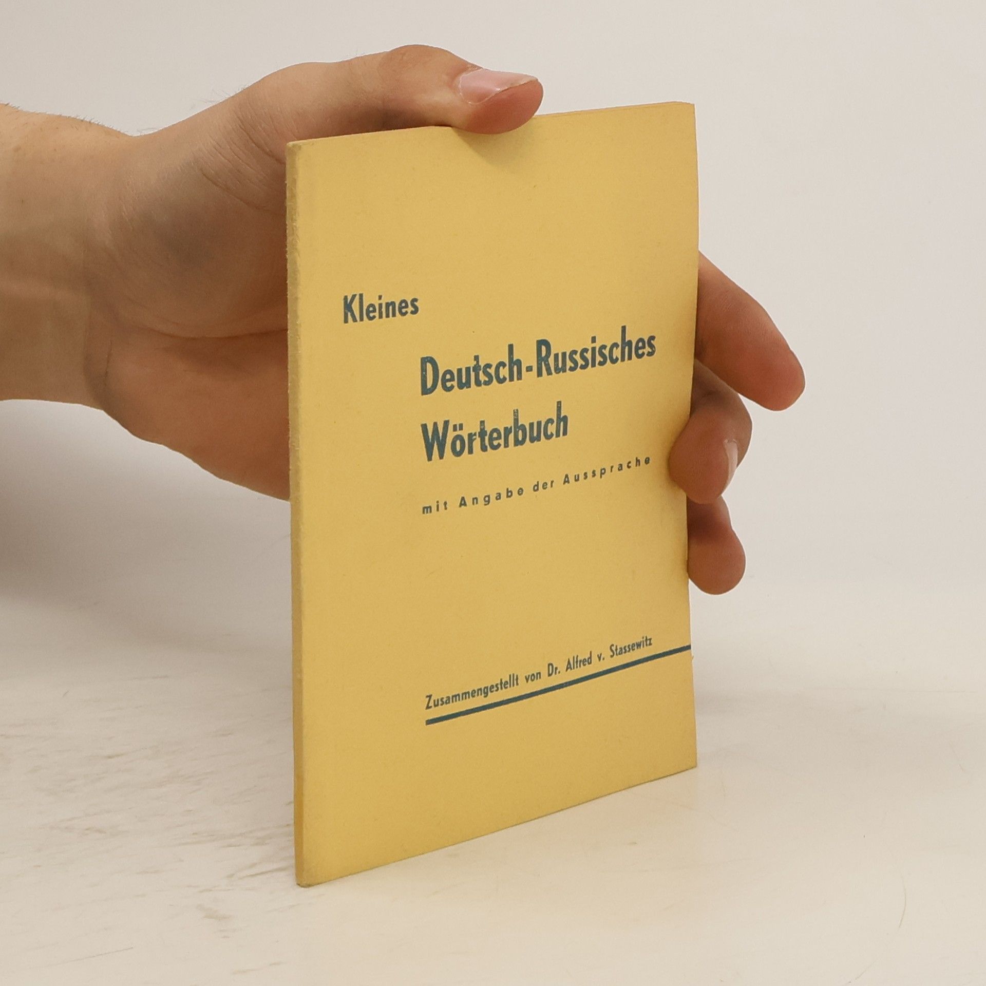Alfred v. Stassewitz Kleines Deutsch-Russisches Wörterbuch