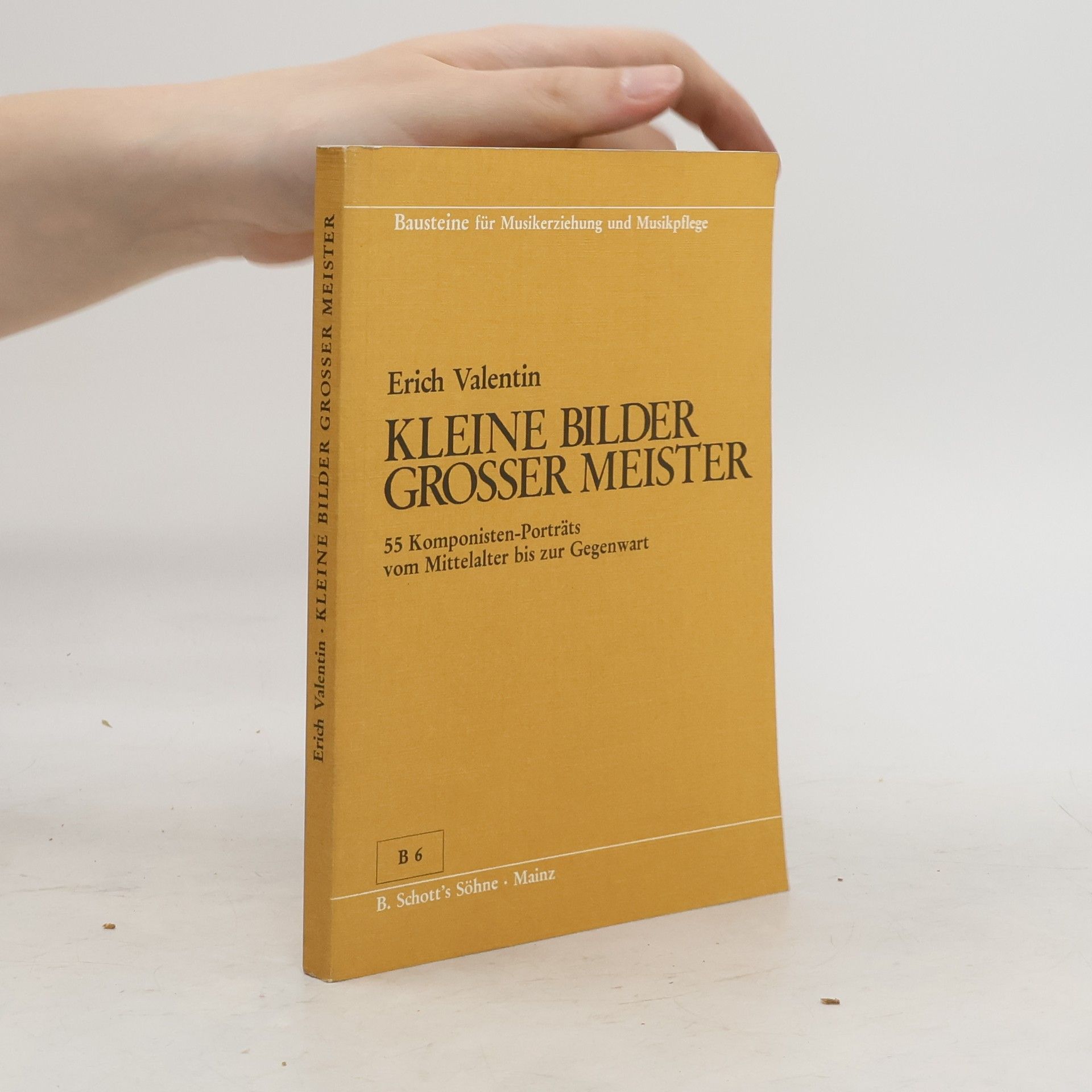 Erich Valentin Kleine Bilder grosser Meister