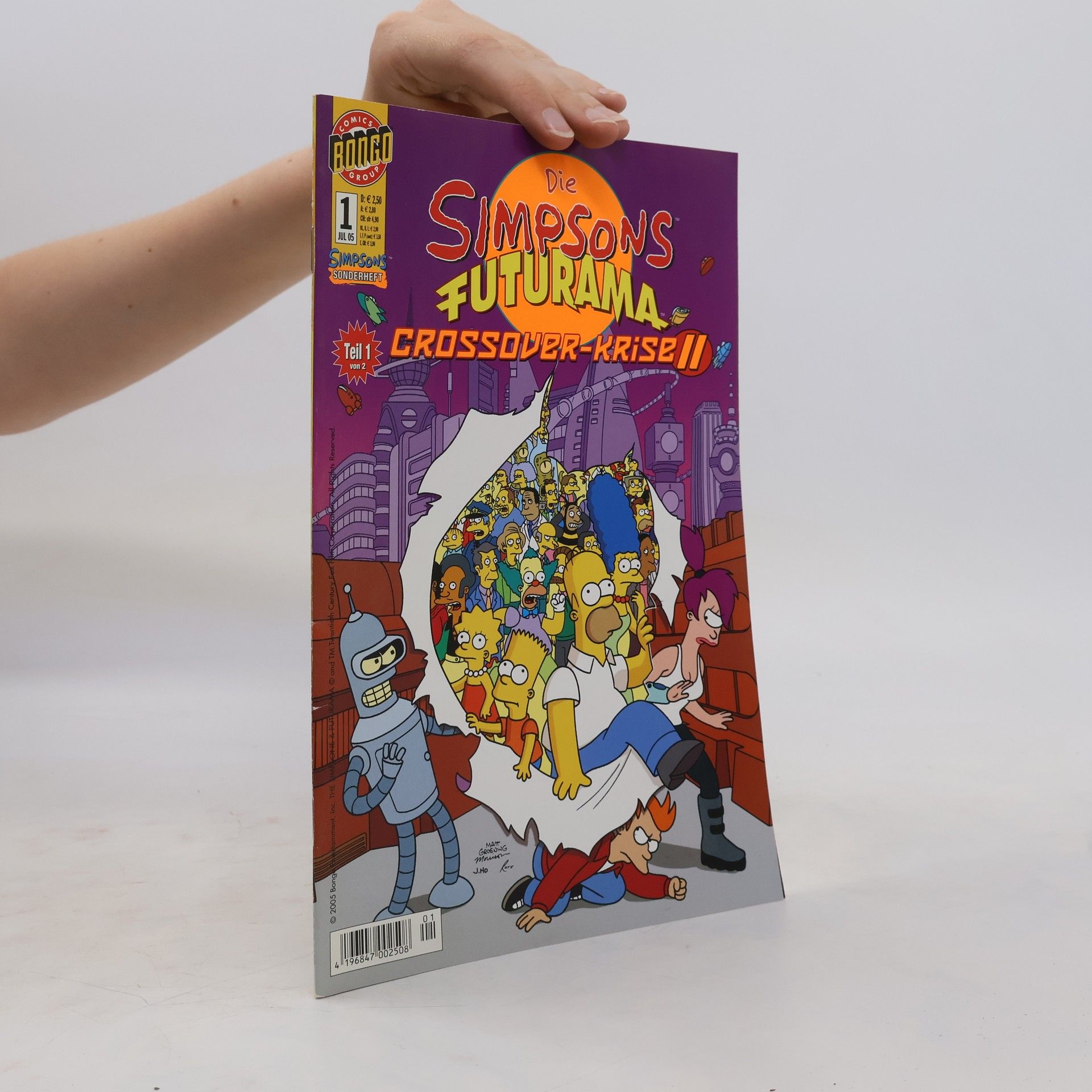 Collectif d'auteurs Die Simpsons Futurama. Crossover - Krise II 1. 7/05