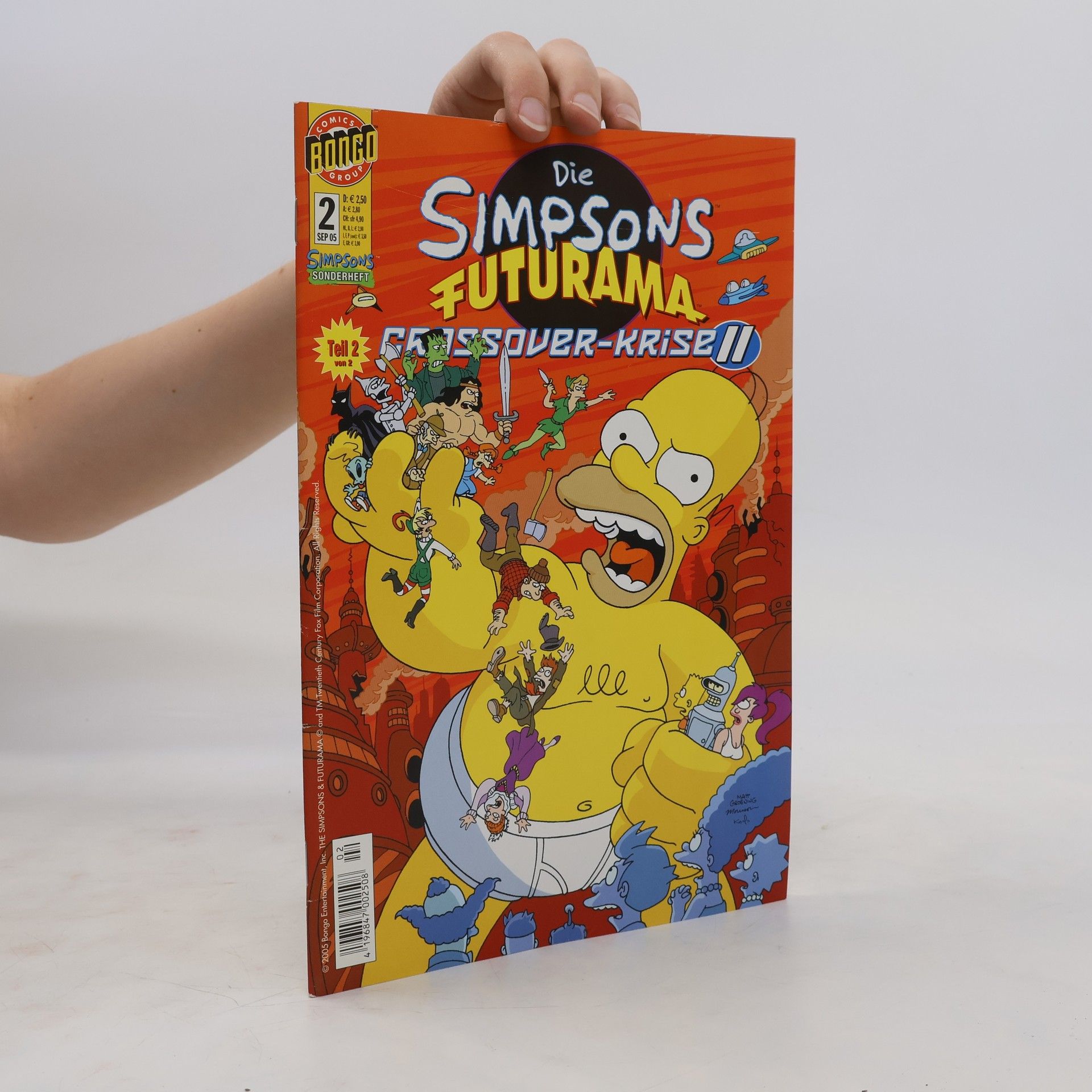 Collectif d'auteurs Die Simpsons Futurama. Crossover - Krise II